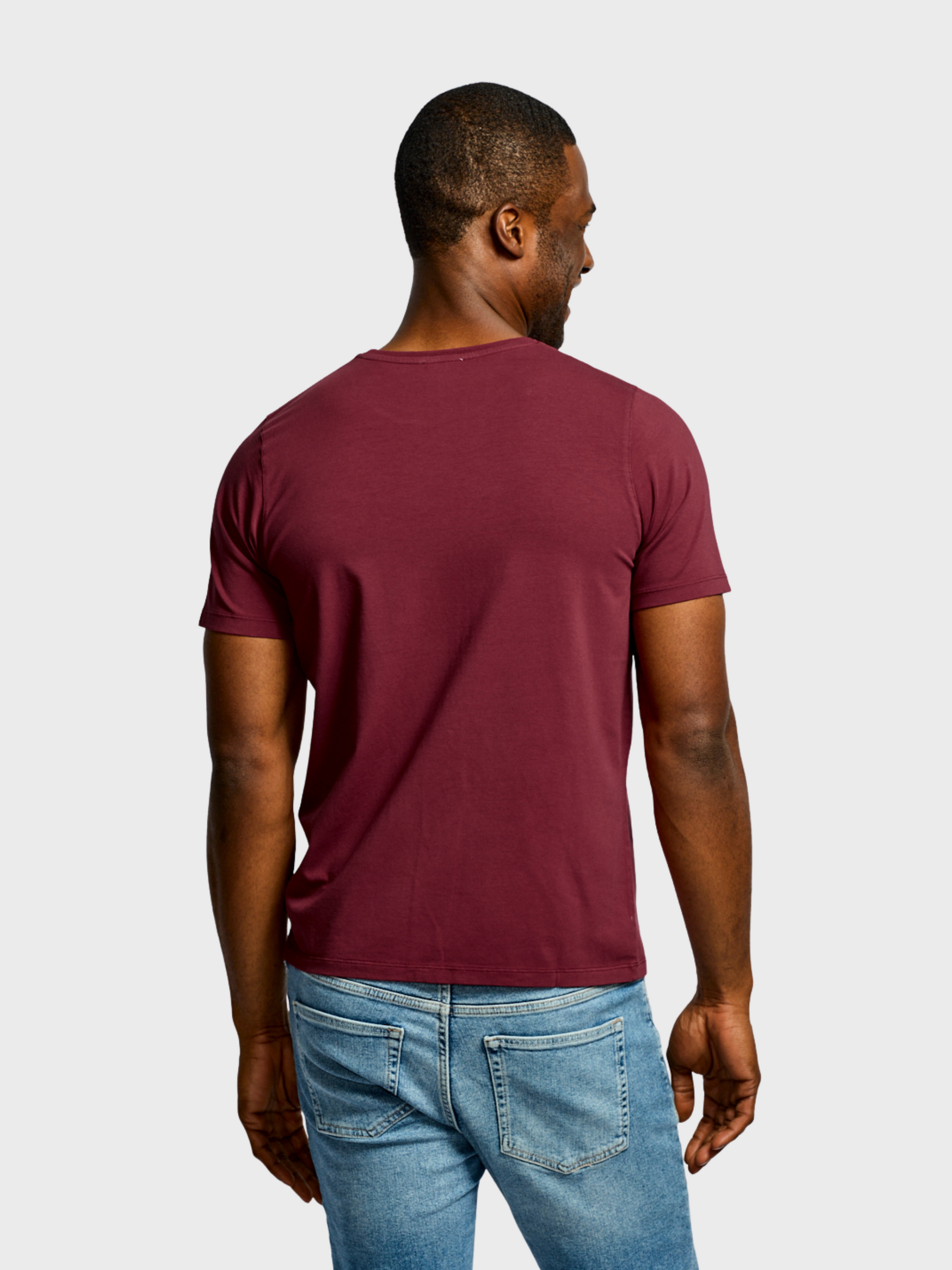 Easy Mondays Crew Neck Berry-Men's T-Shirts-Brooklyn-Vancouver-Yaletown-Canada