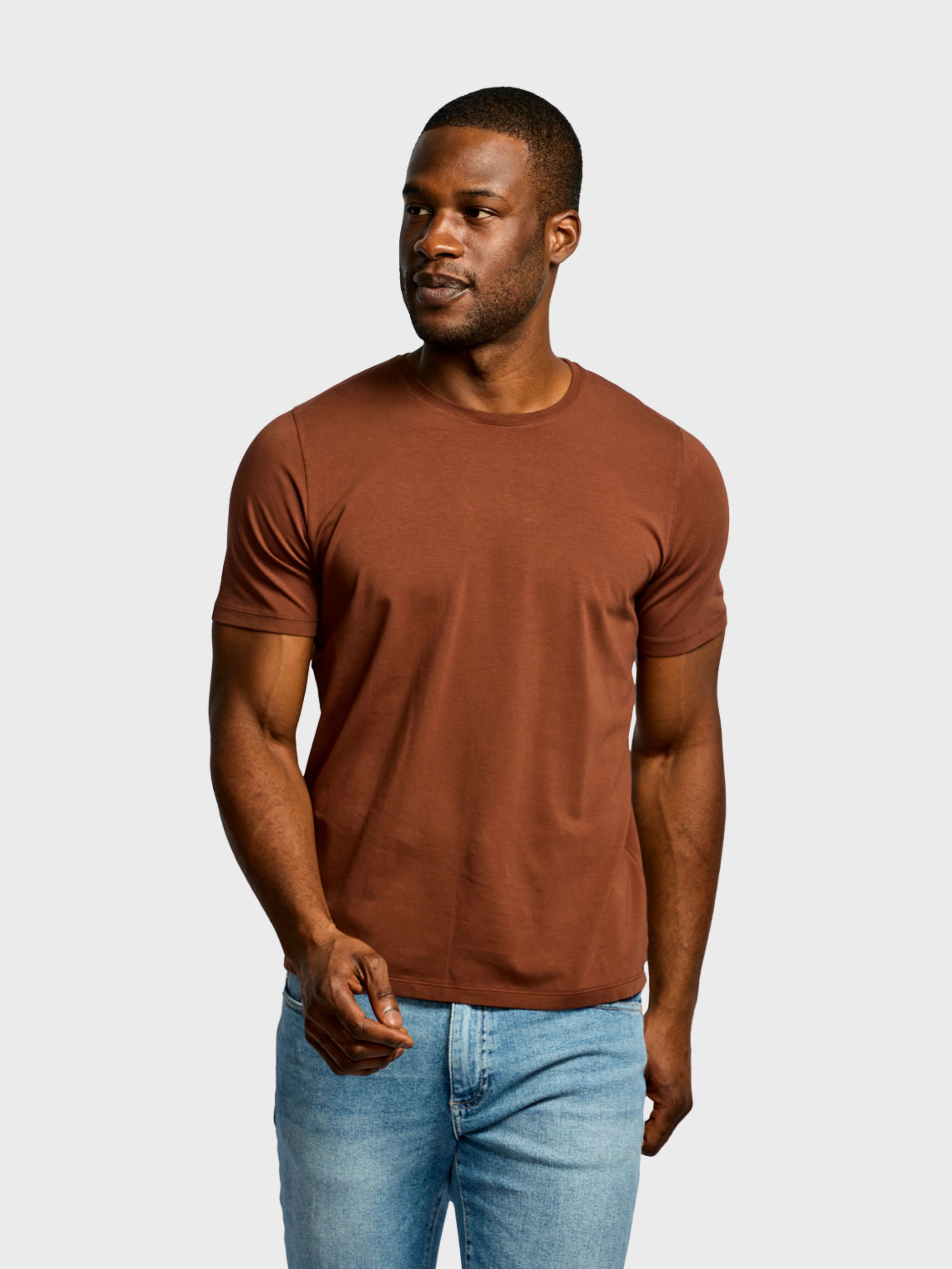 Easy Mondays Crew Neck Chocolate-Men's T-Shirts-Brooklyn-Vancouver-Yaletown-Canada