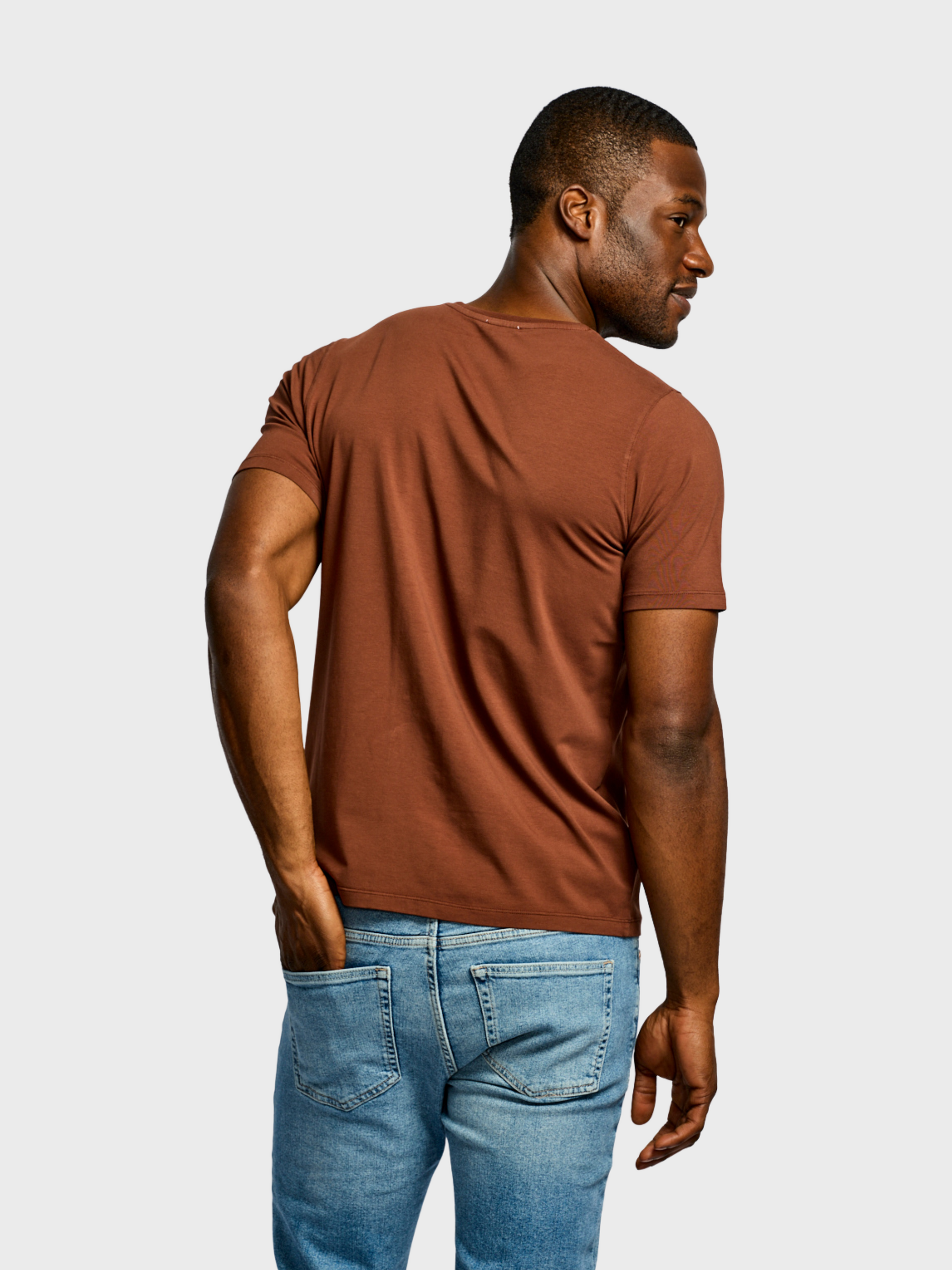 Easy Mondays Crew Neck Chocolate-Men's T-Shirts-Brooklyn-Vancouver-Yaletown-Canada