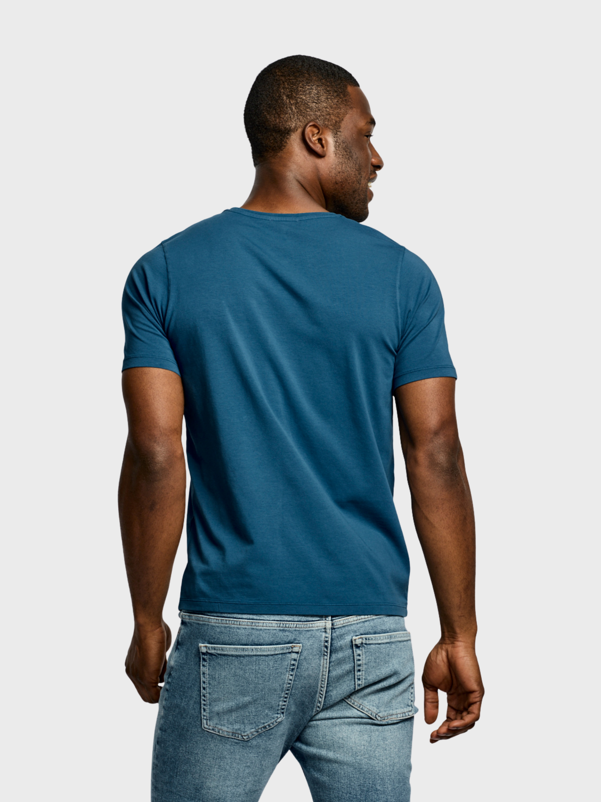 Easy Mondays Crew Neck Petrol-Men's T-Shirts-Brooklyn-Vancouver-Yaletown-Canada