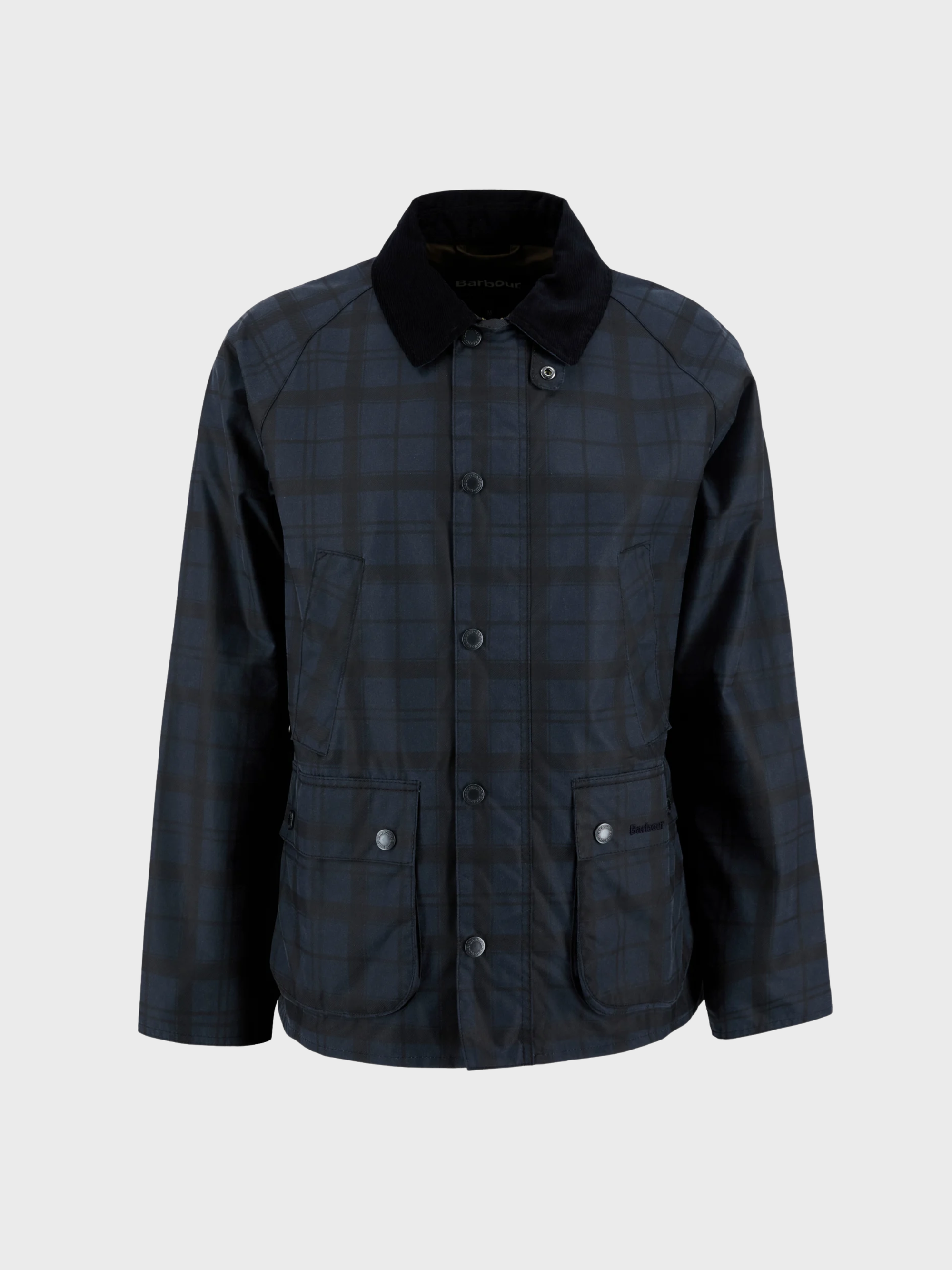 Barbour Tartan Ambleside - Navy Tartan-Men's Coats-Brooklyn-Vancouver-Yaletown-Canada