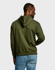 Easy Mondays Organic Cotton Hoodie Army-Men's Sweatshirts-Howard-Surrey-Canada