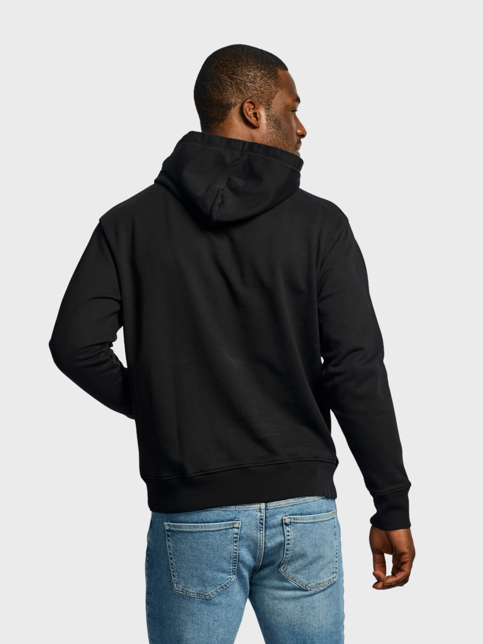 Easy Mondays Organic Cotton Hoodie Black-Men's Sweatshirts-Brooklyn-Vancouver-Yaletown-Canada
