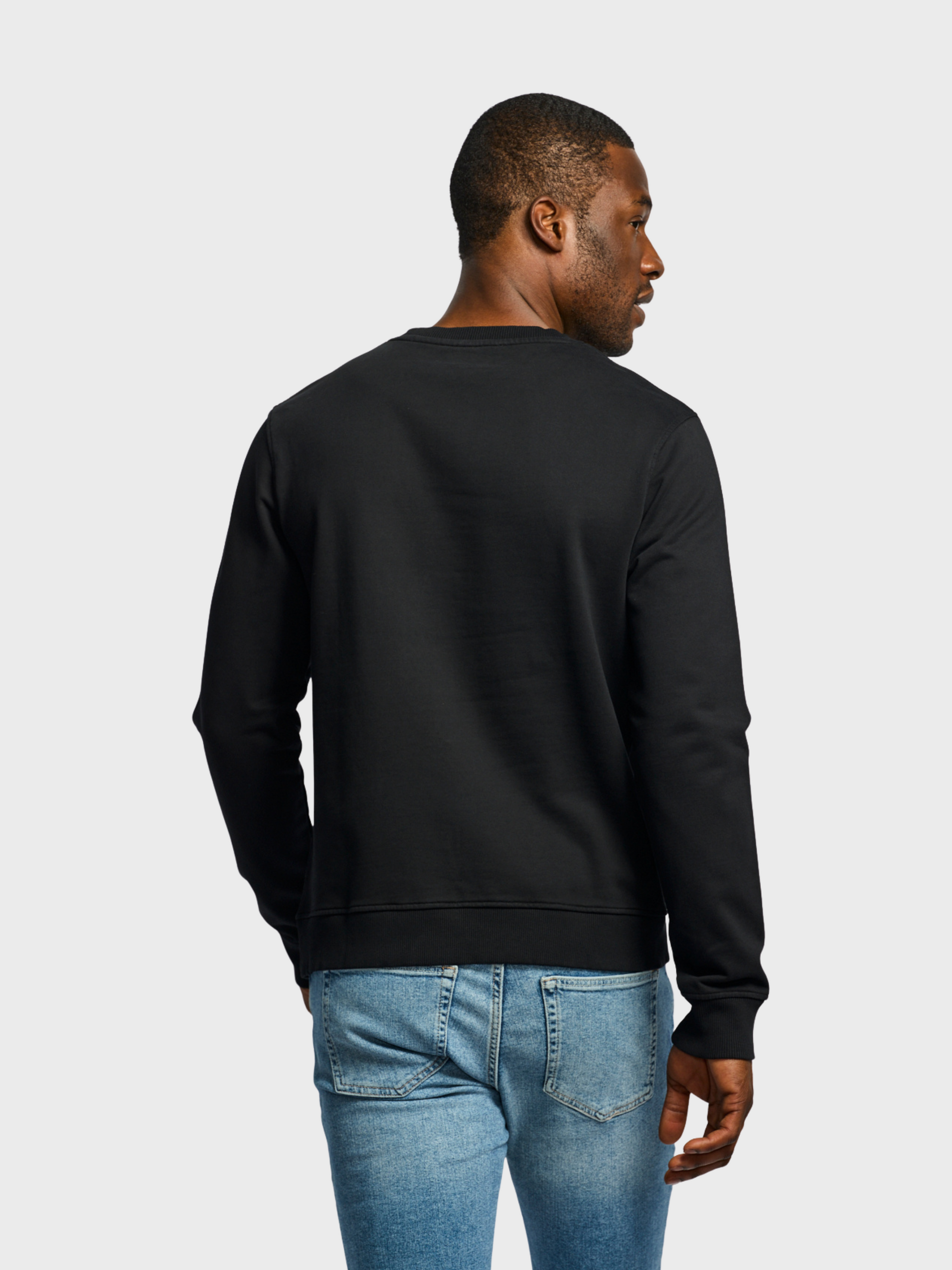 Easy Mondays Organic Cotton Sweatshirt Black-Men's Sweatshirts-Brooklyn-Vancouver-Yaletown-Canada