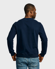 Easy Mondays Organic Cotton Sweatshirt Navy-Men's Sweatshirts-Brooklyn-Vancouver-Yaletown-Canada