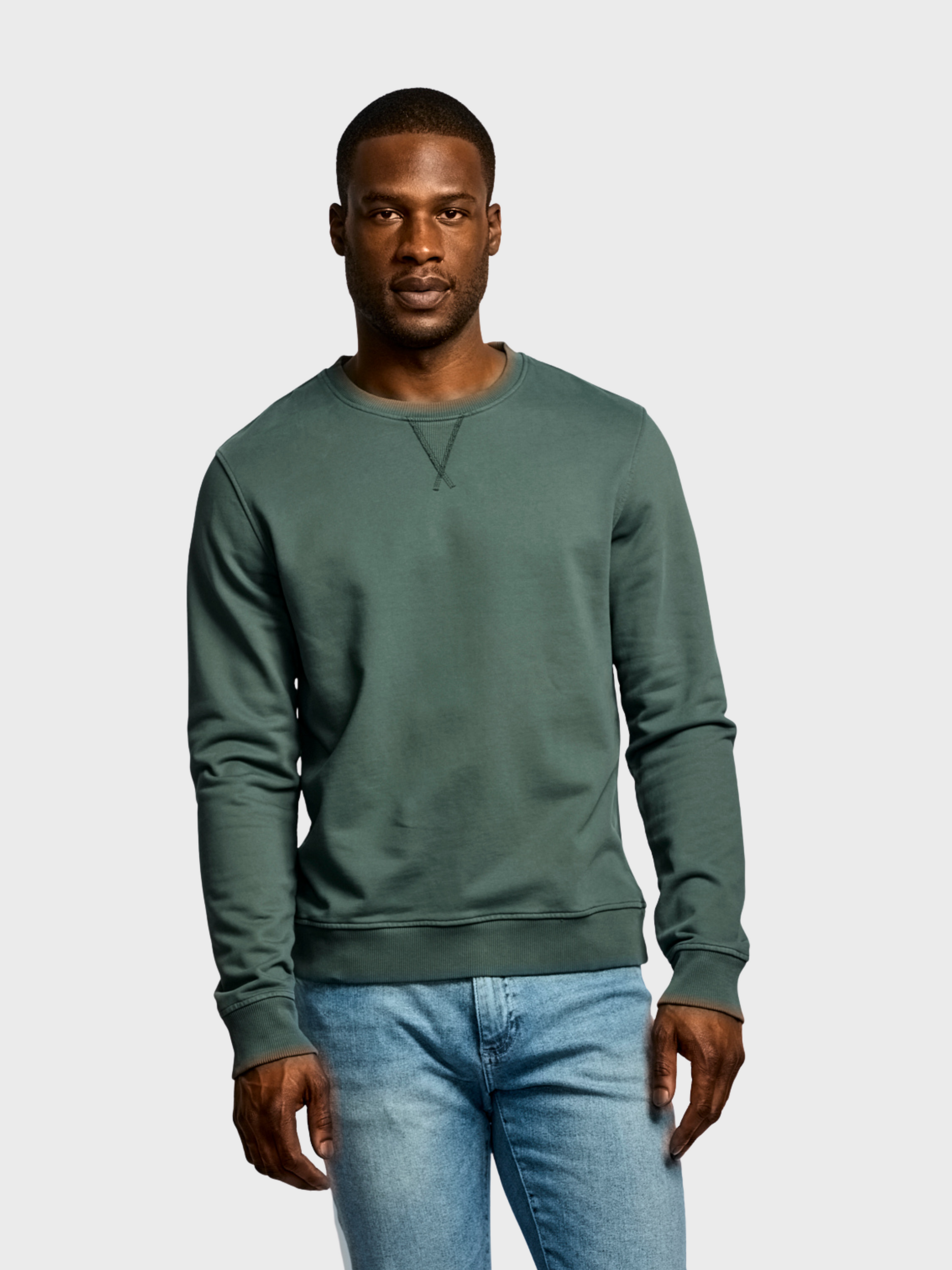 Easy Mondays Organic Cotton Sweatshirt Shadow-Men's Sweatshirts-Brooklyn-Vancouver-Yaletown-Canada