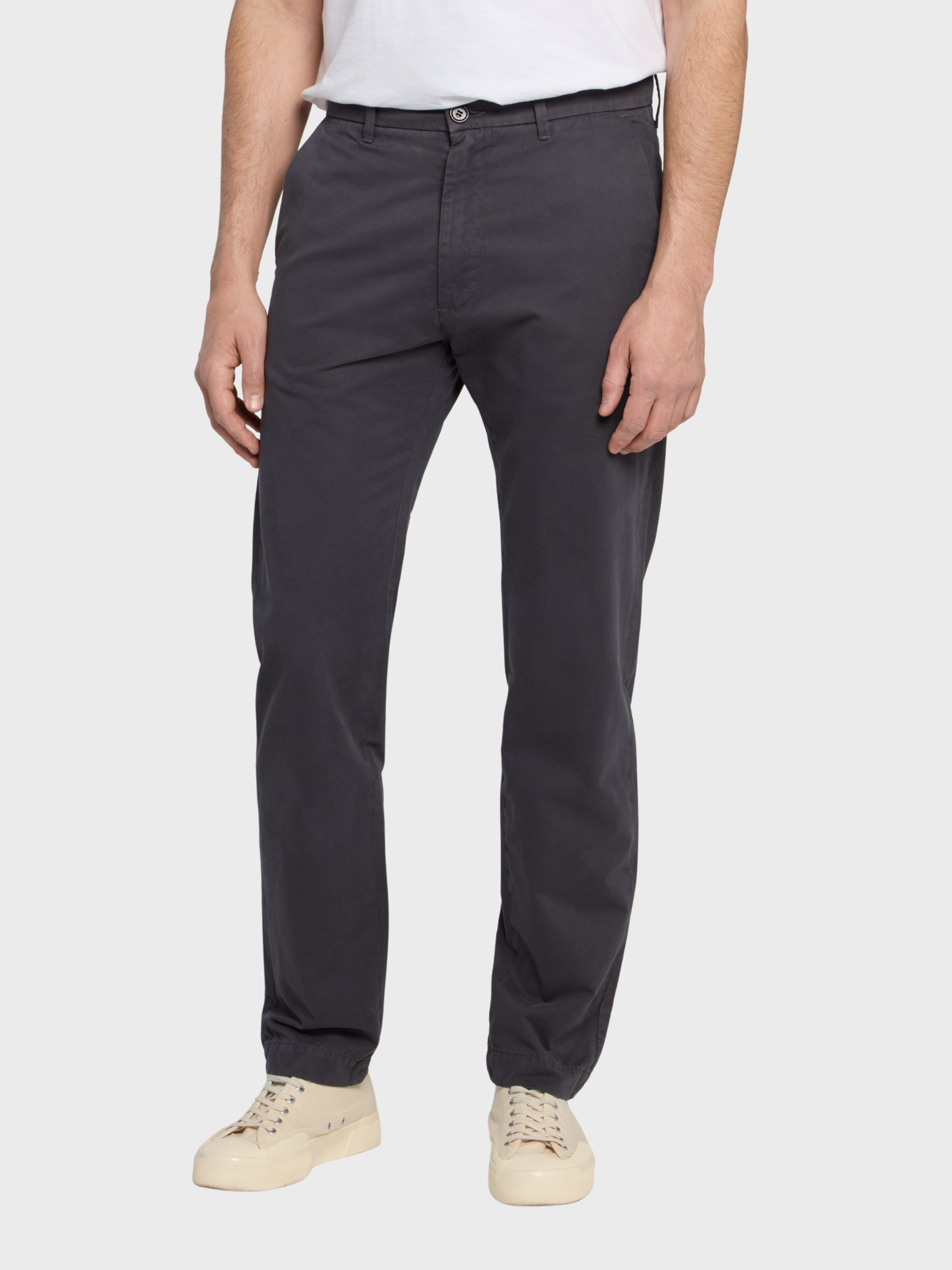 COF Studio Officer Pants Double Twisted Twill Anthracite-Men's Pants-Brooklyn-Vancouver-Yaletown-Canada