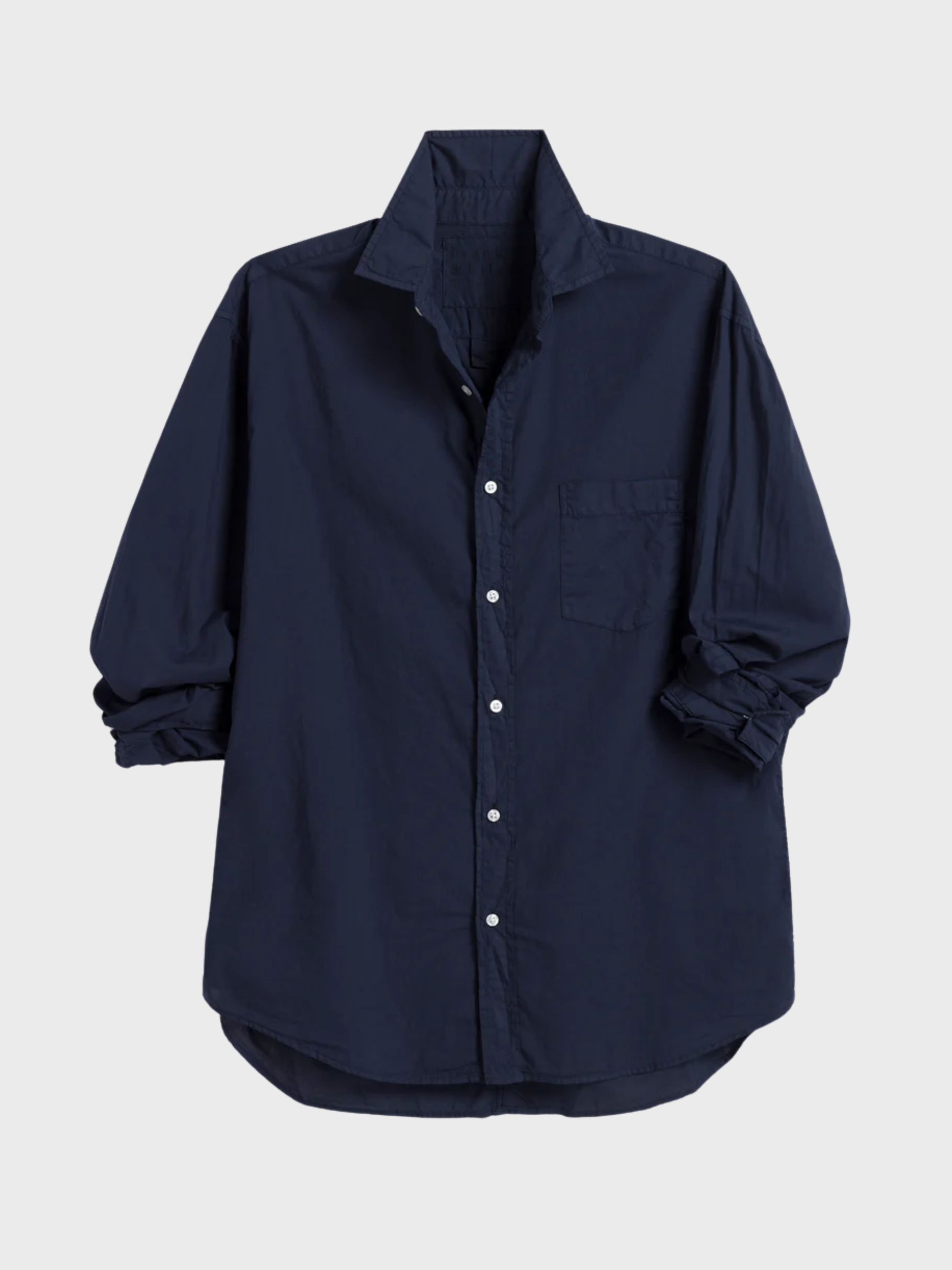 Frank & Eileen Luke Woven Button Up - Navy-Men's Shirts-Brooklyn-Vancouver-Yaletown-Canada