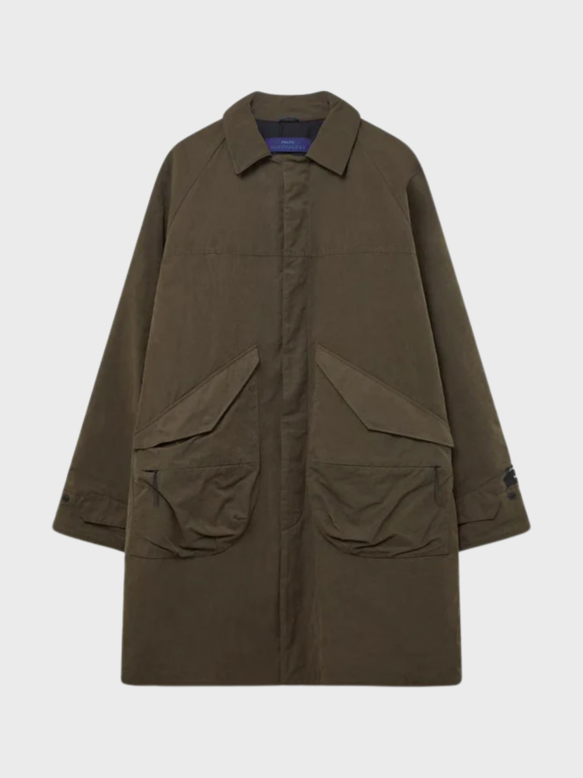 Palto Ragu Wp Trench - Olive-Men's Coats-Brooklyn-Vancouver-Yaletown-Canada
