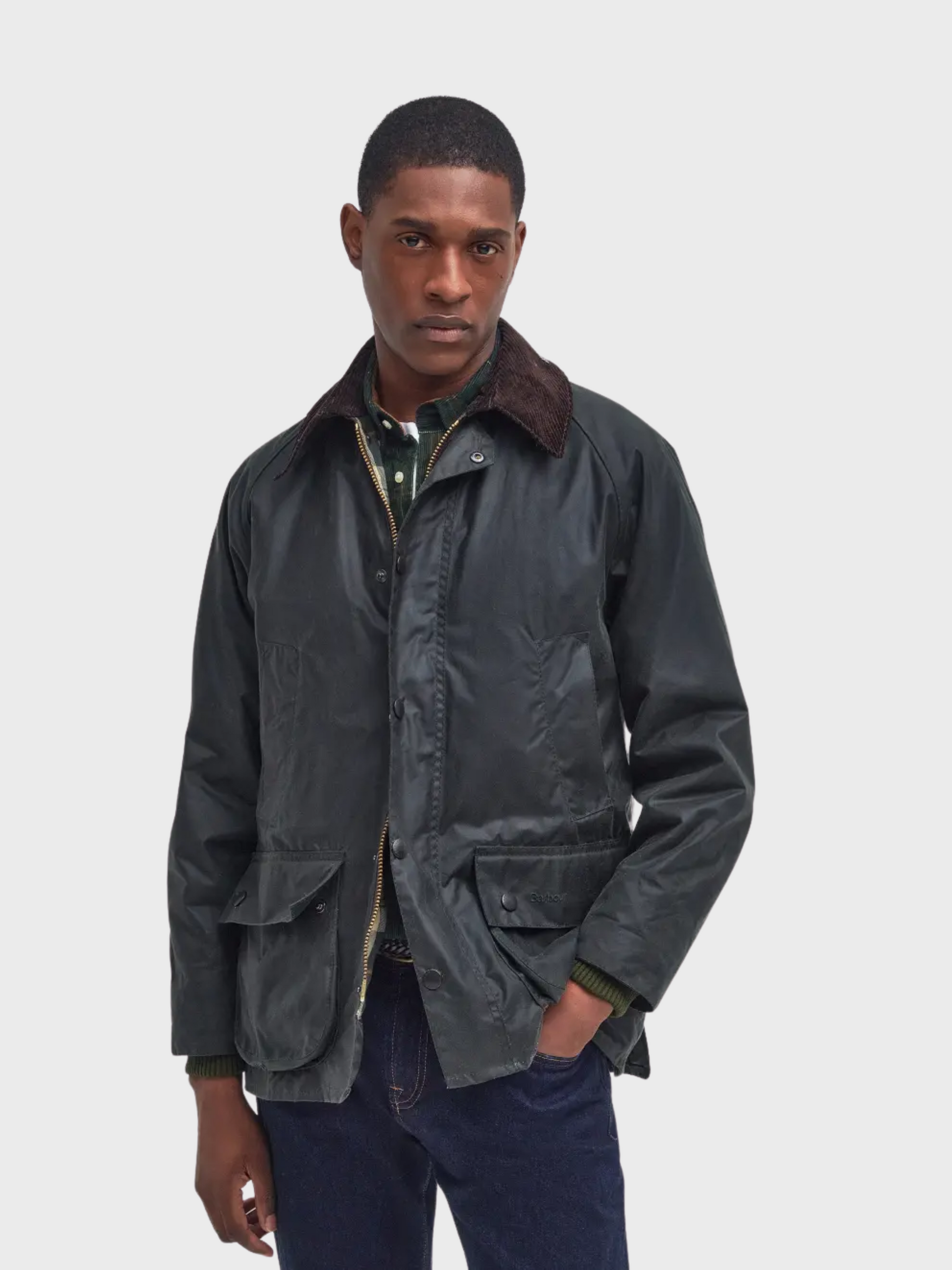 Barbour Bedale Wax Jacket - Sage. Shop Men's Jackets. Premium