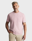 34 Heritage Slub Crew Neck Tshirt Woodrose-Men's T-Shirts-Brooklyn-Vancouver-Yaletown-Canada