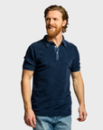 Easy Mondays Towel Terry Polo Navy-Men's T-Shirts-Brooklyn-Vancouver-Yaletown-Canada
