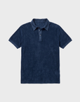 Easy Mondays Towel Terry Polo Navy-Men's T-Shirts-Brooklyn-Vancouver-Yaletown-Canada