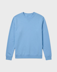 Easy Mondays Slub Cotton Sweatshirt Azure-Men's Sweatshirts-Brooklyn-Vancouver-Yaletown-Canada