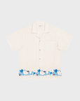 Bather Pearl Lawn Linen Camp Shirt - Natural-Men's Shirts-Brooklyn-Vancouver-Yaletown-Canada