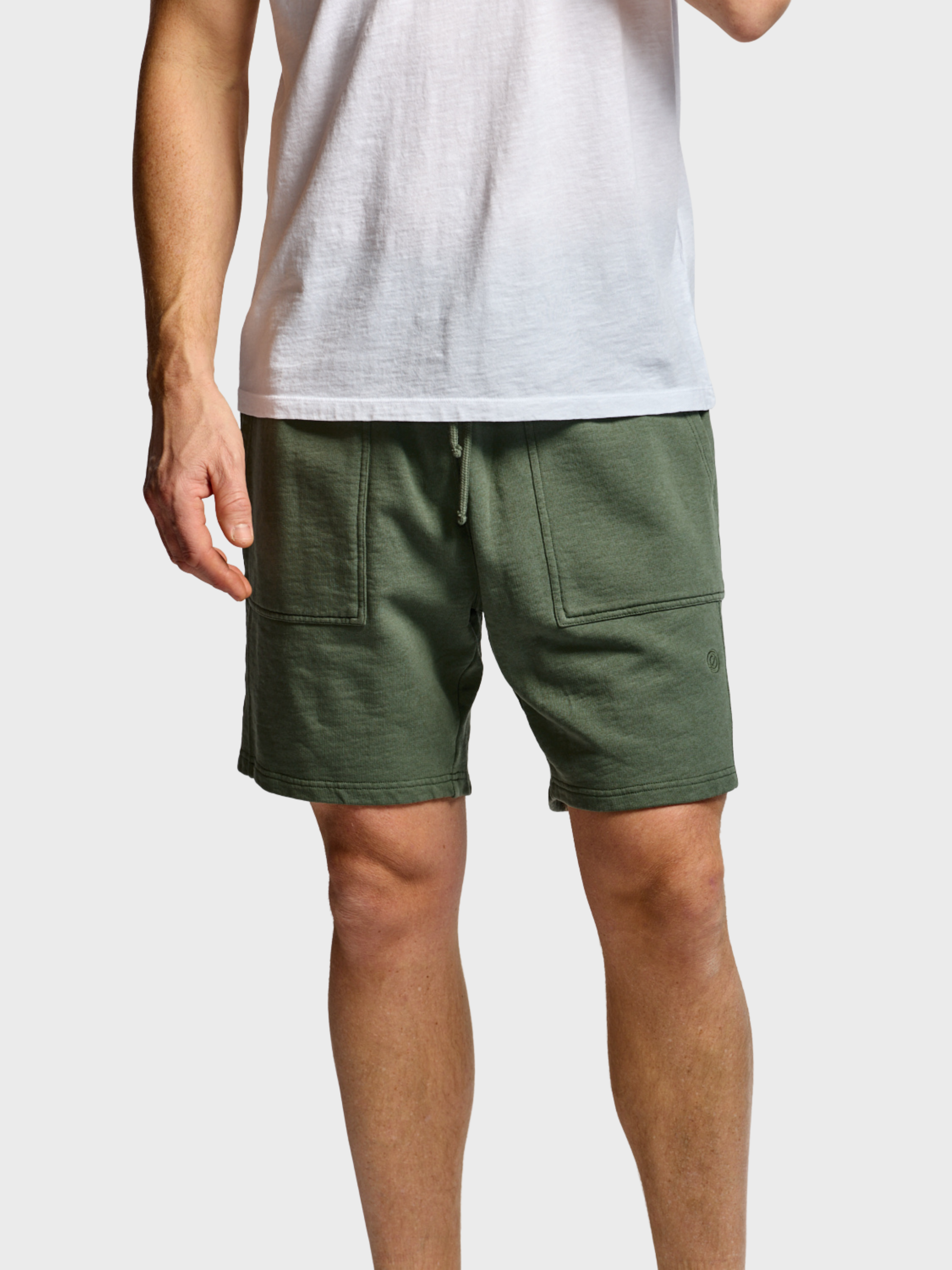 Easy Mondays Slub Cotton Short Thyme-Men's Shorts-Brooklyn-Vancouver-Yaletown-Canada