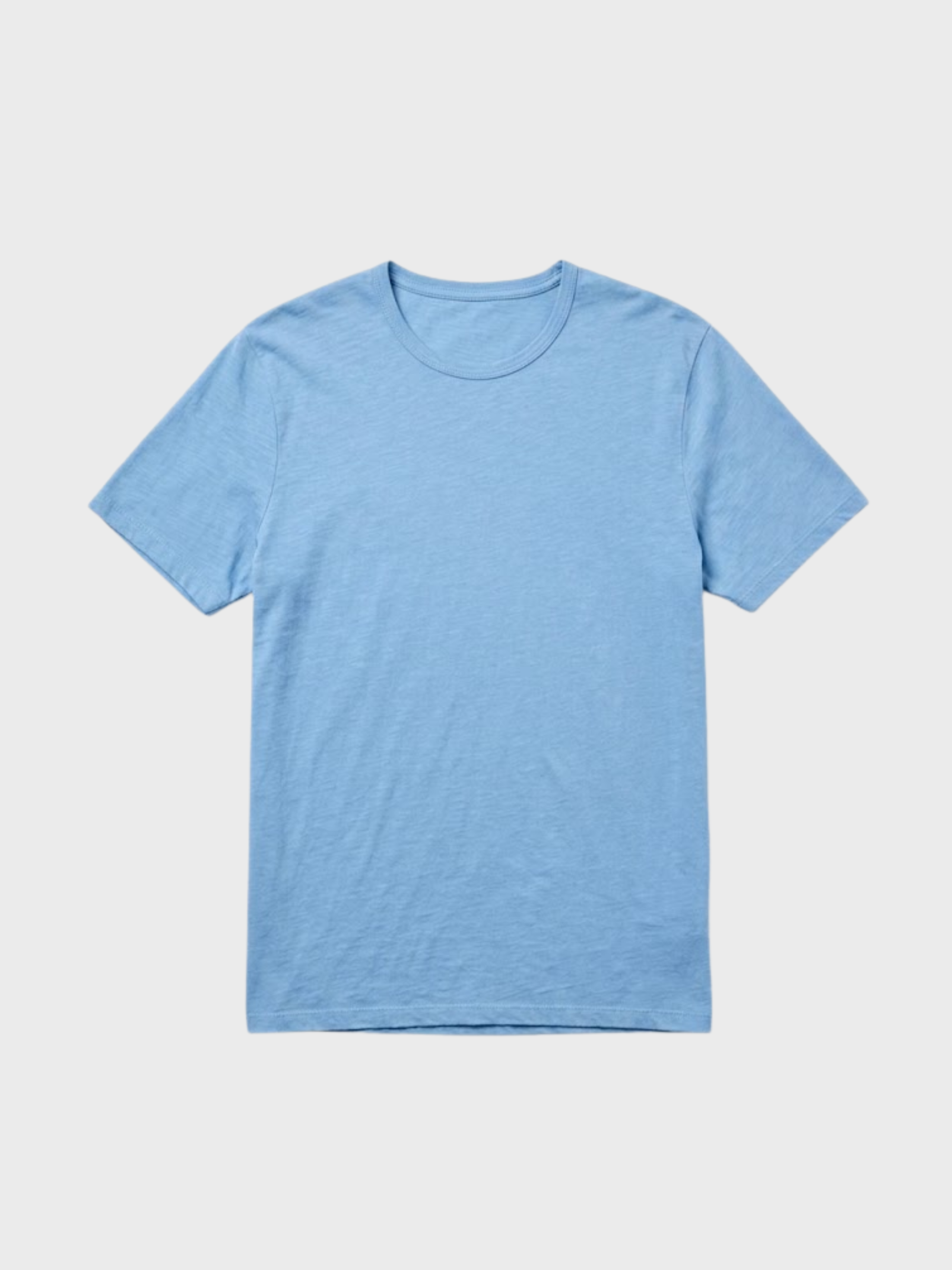 Easy Mondays Slub Cotton T Azure-Men's T-Shirts-Brooklyn-Vancouver-Yaletown-Canada