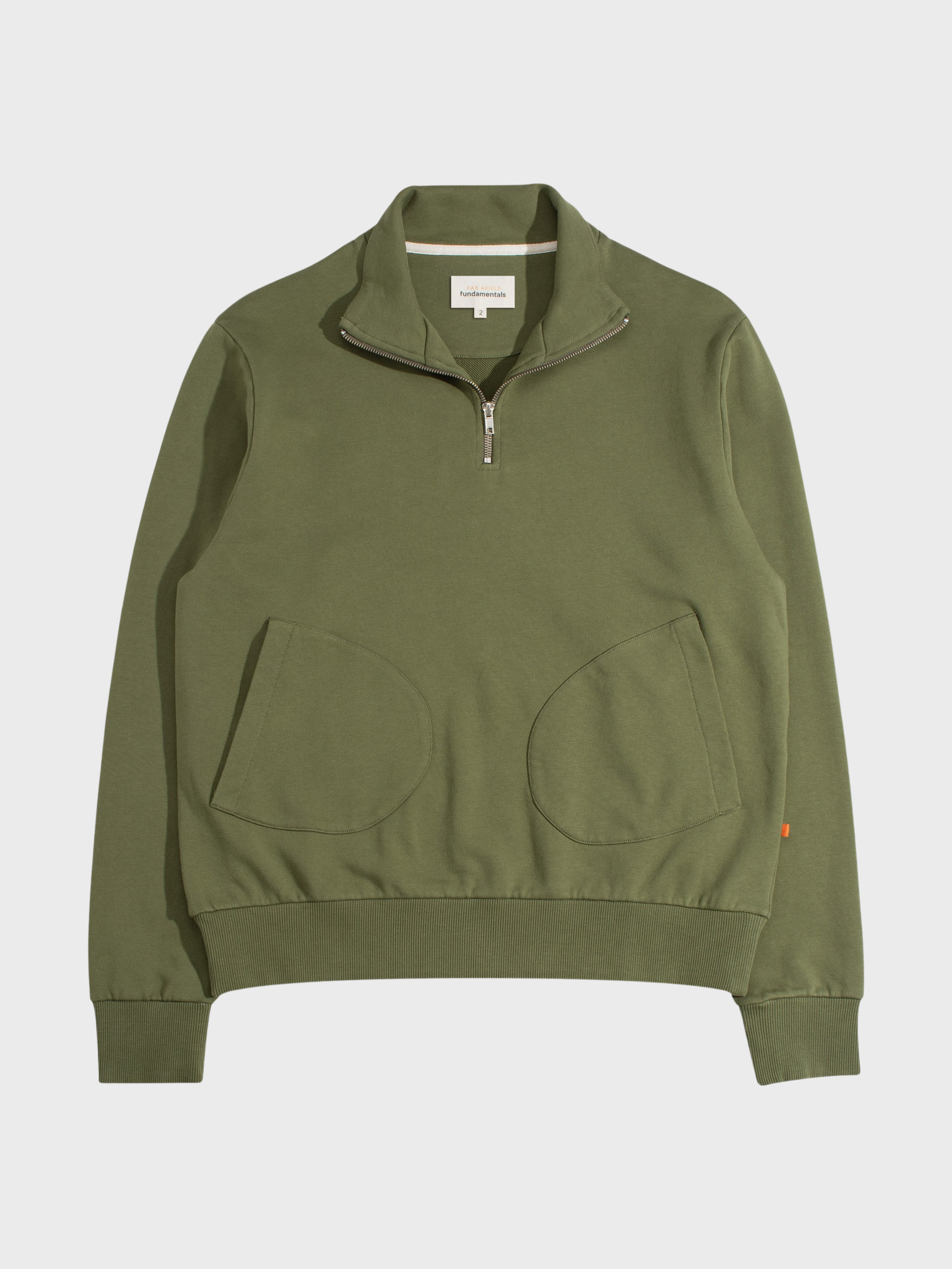 Far Afield Funnel Neck Sweatshirt - Green-Men's Sweatshirts-Brooklyn-Vancouver-Yaletown-Canada