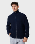 Peregrine River Zip Through Cardigan - Navy-Men's Sweaters-Brooklyn-Vancouver-Yaletown-Canada