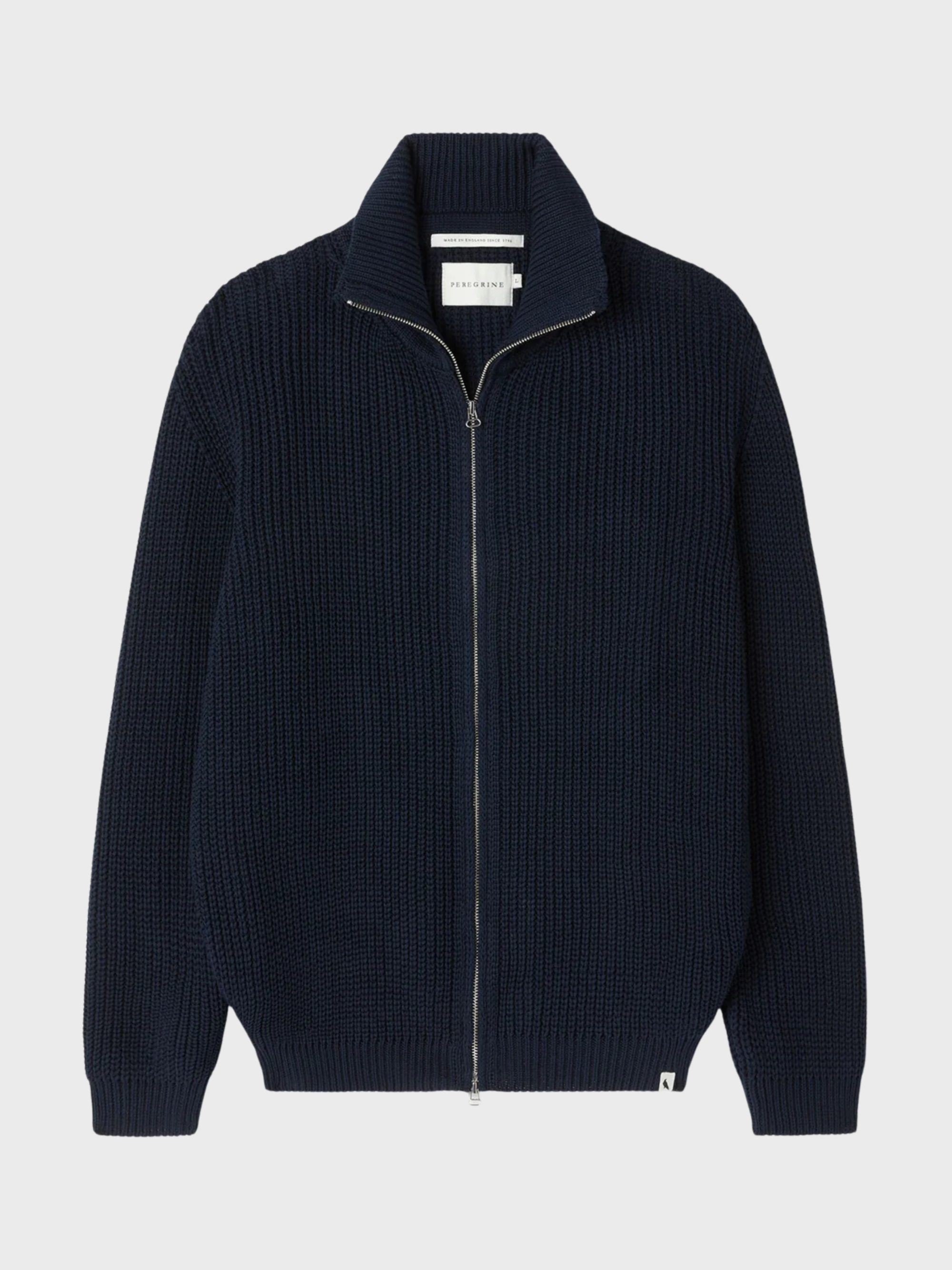 Peregrine River Zip Through Cardigan - Navy-Men's Sweaters-Brooklyn-Vancouver-Yaletown-Canada