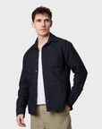Peregrine Blunt Overshirt - Black-Men's Shirts-Brooklyn-Vancouver-Yaletown-Canada