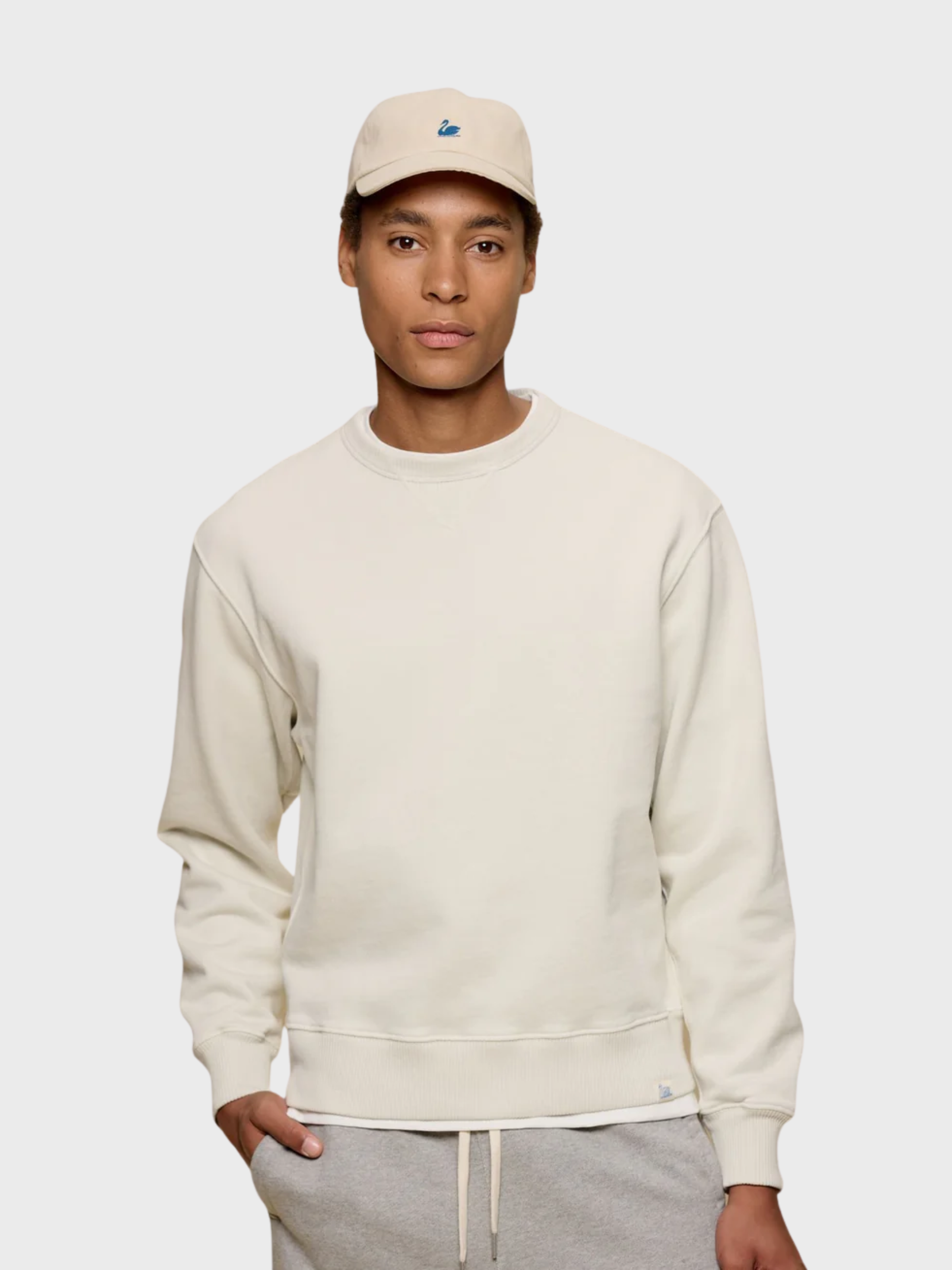 Merz Authentic Fleece Classic Fit Sweatshirt - Nature-Men's Sweatshirts-Brooklyn-Vancouver-Yaletown-Canada