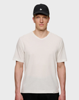 Merz Soft Pima Cotton V-Neck T-Shirt - White-Men's T-Shirts-Brooklyn-Vancouver-Yaletown-Canada