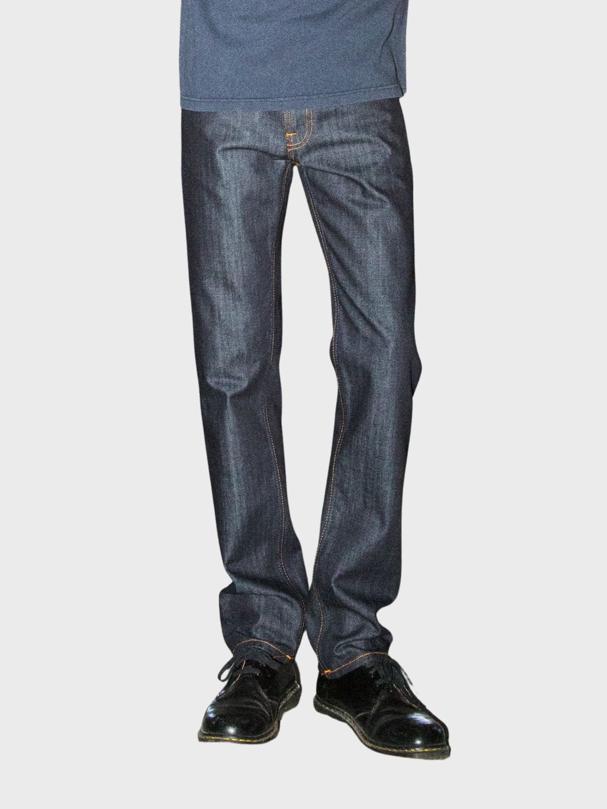 Nudie Gritty Jackson Blue Dry Two-Men's Denim-Brooklyn-Vancouver-Yaletown-Canada