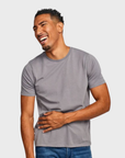 Easy Mondays Crew Neck SS Cotton T-Shirt Slate-Men's T-Shirts-Brooklyn-Vancouver-Yaletown-Canada