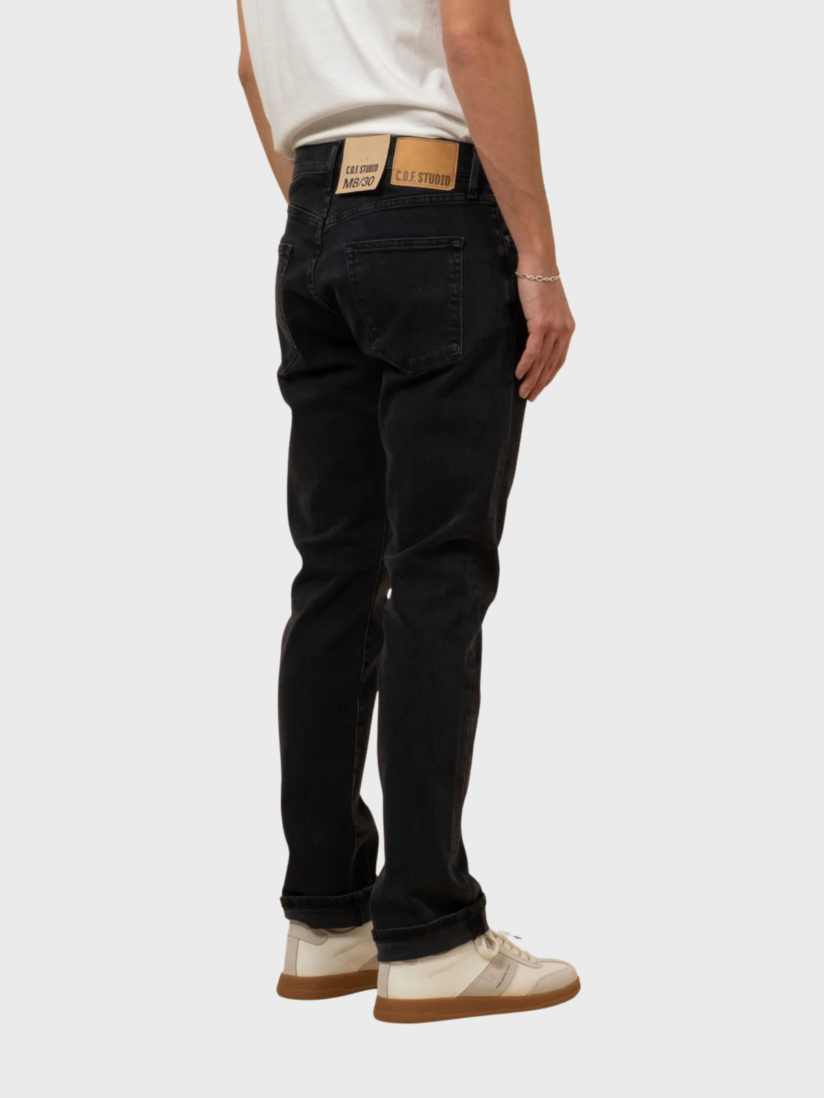 COF Studio M8 Straight Comfort Organic Jeans - Used Black-Men's Denim-Brooklyn-Vancouver-Yaletown-Canada