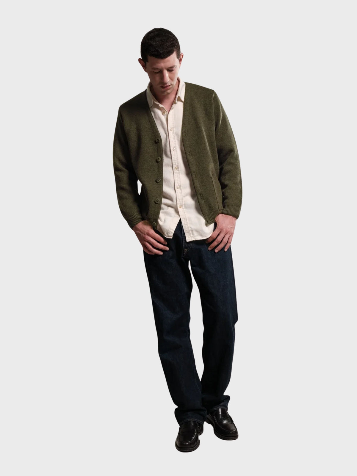 Nitto Youri Cardigan - Khaki