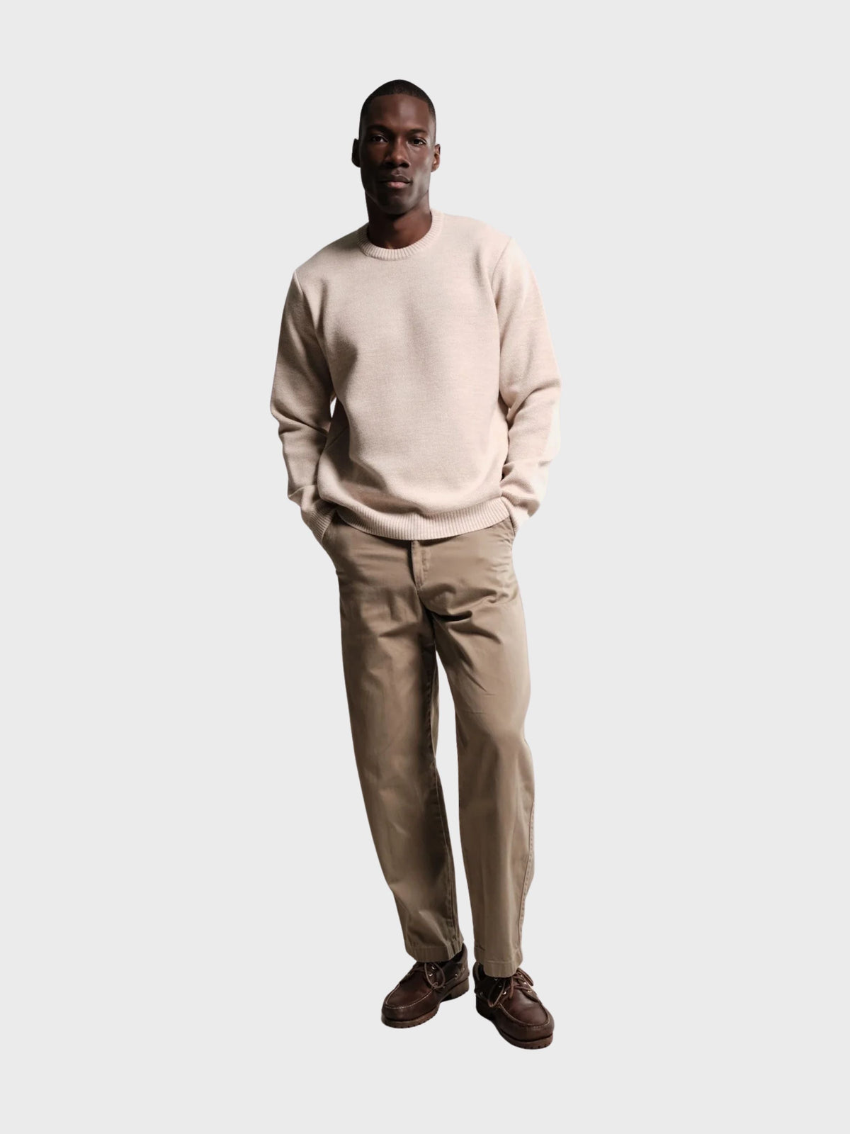 Nitto Youri Round Neck Jumper - Natural