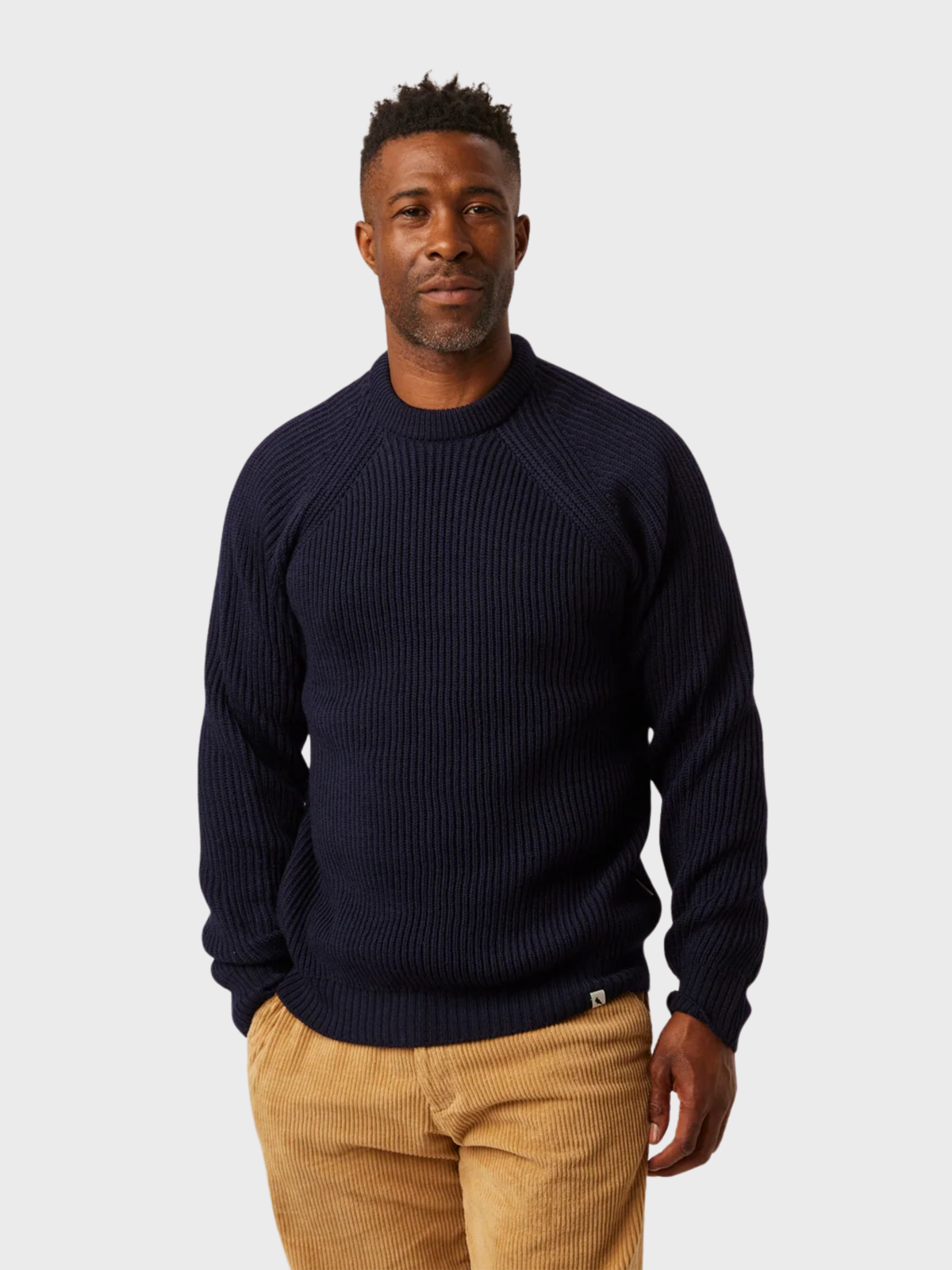 Peregrine Ford Crew Jumper - Navy-Men's Sweaters-Brooklyn-Vancouver-Yaletown-Canada