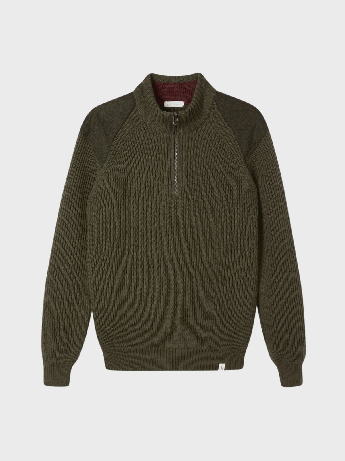 Peregrine Foxton Quarter Zip Jumper - Navy-Men's Sweaters-Brooklyn-Vancouver-Yaletown-Canada