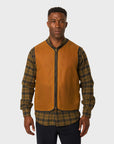 Peregrine Duke Gilet - Mustard-Men's Jackets-Brooklyn-Vancouver-Yaletown-Canada
