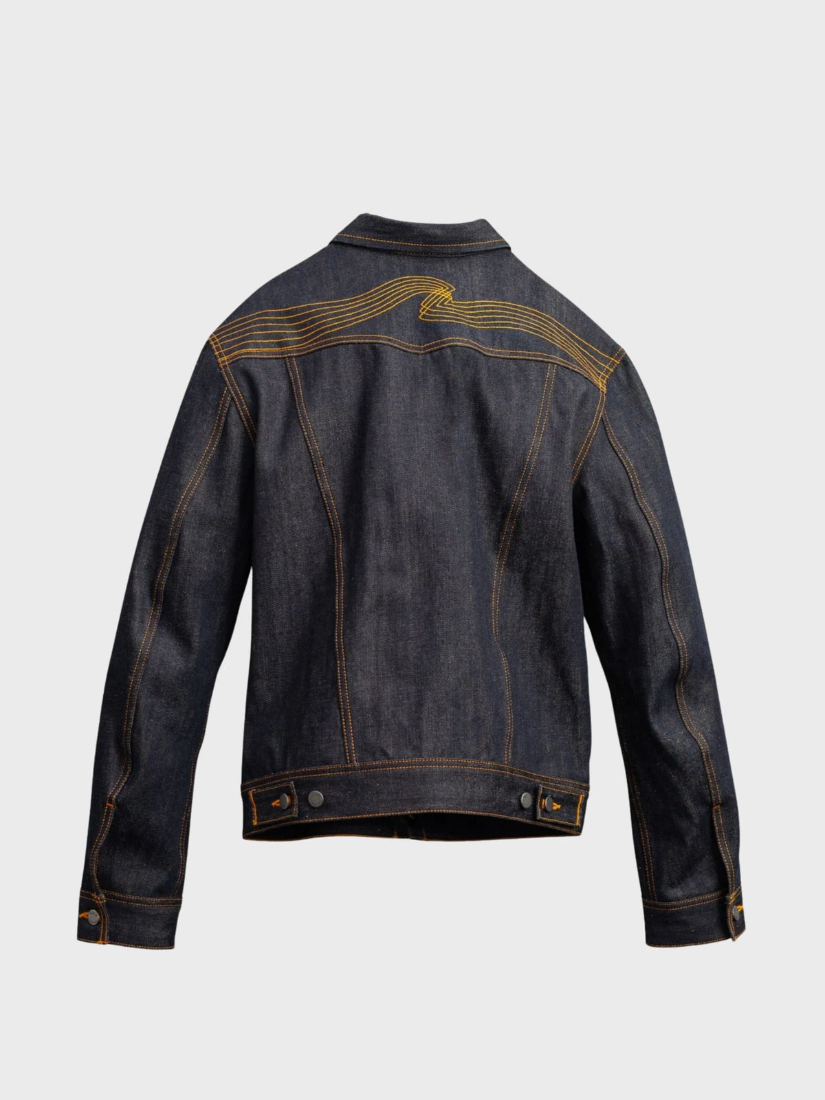 Nudie Conny Denim Jacket Dry Selvage - Blue-Men's Jackets-Brooklyn-Vancouver-Yaletown-Canada