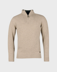 Barbour Jacket Nelson Essential Half Zip Stone-Men's Jackets-Brooklyn-Vancouver-Yaletown-Canada