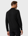34 Heritage Quarter Zip Sweater Black-Men's Sweaters-Brooklyn-Vancouver-Yaletown-Canada