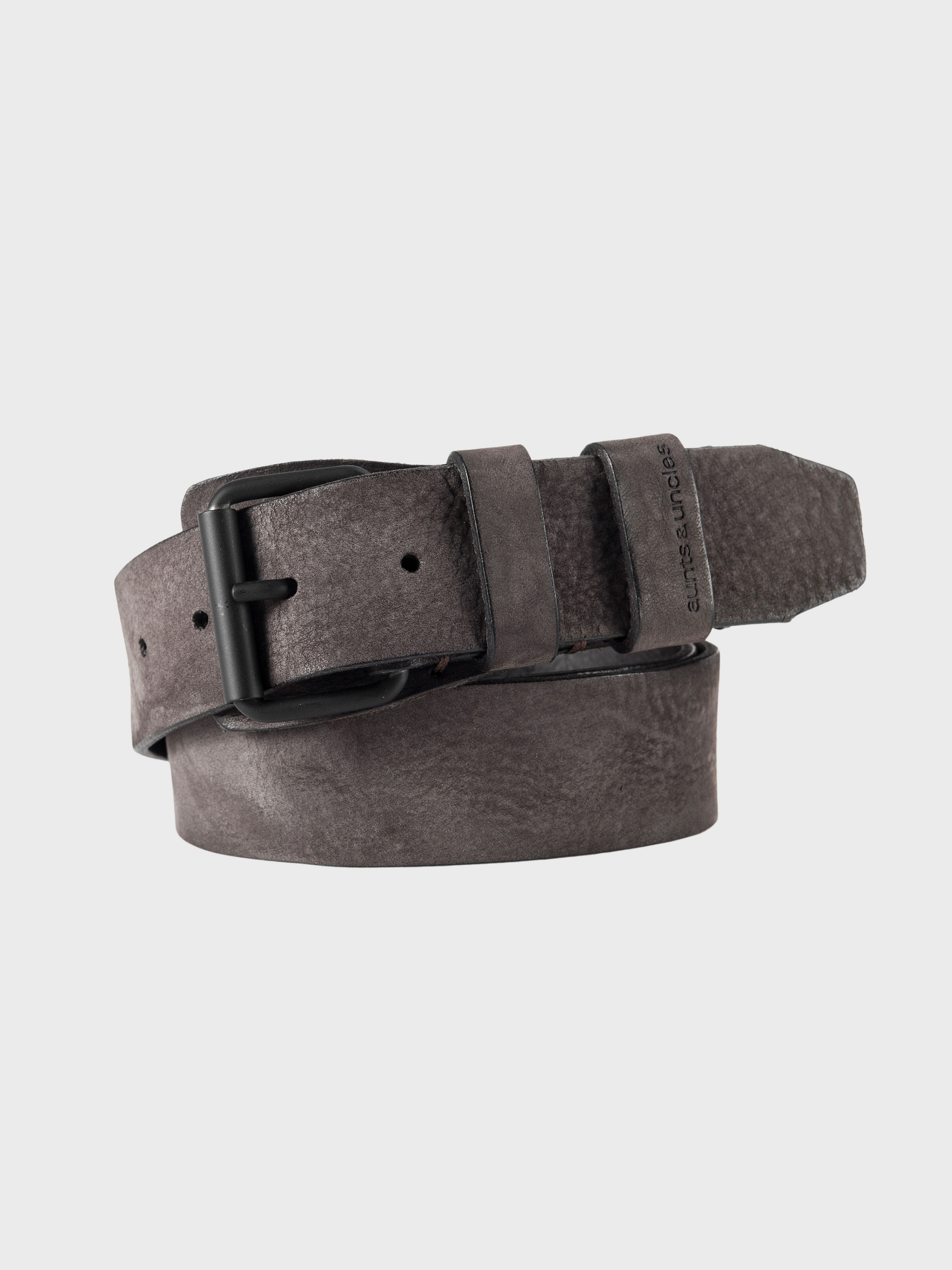 Aunts & Uncles Rockin Fella Belt Nubuck Pepper-Men's Belts-Brooklyn-Vancouver-Yaletown-Canada