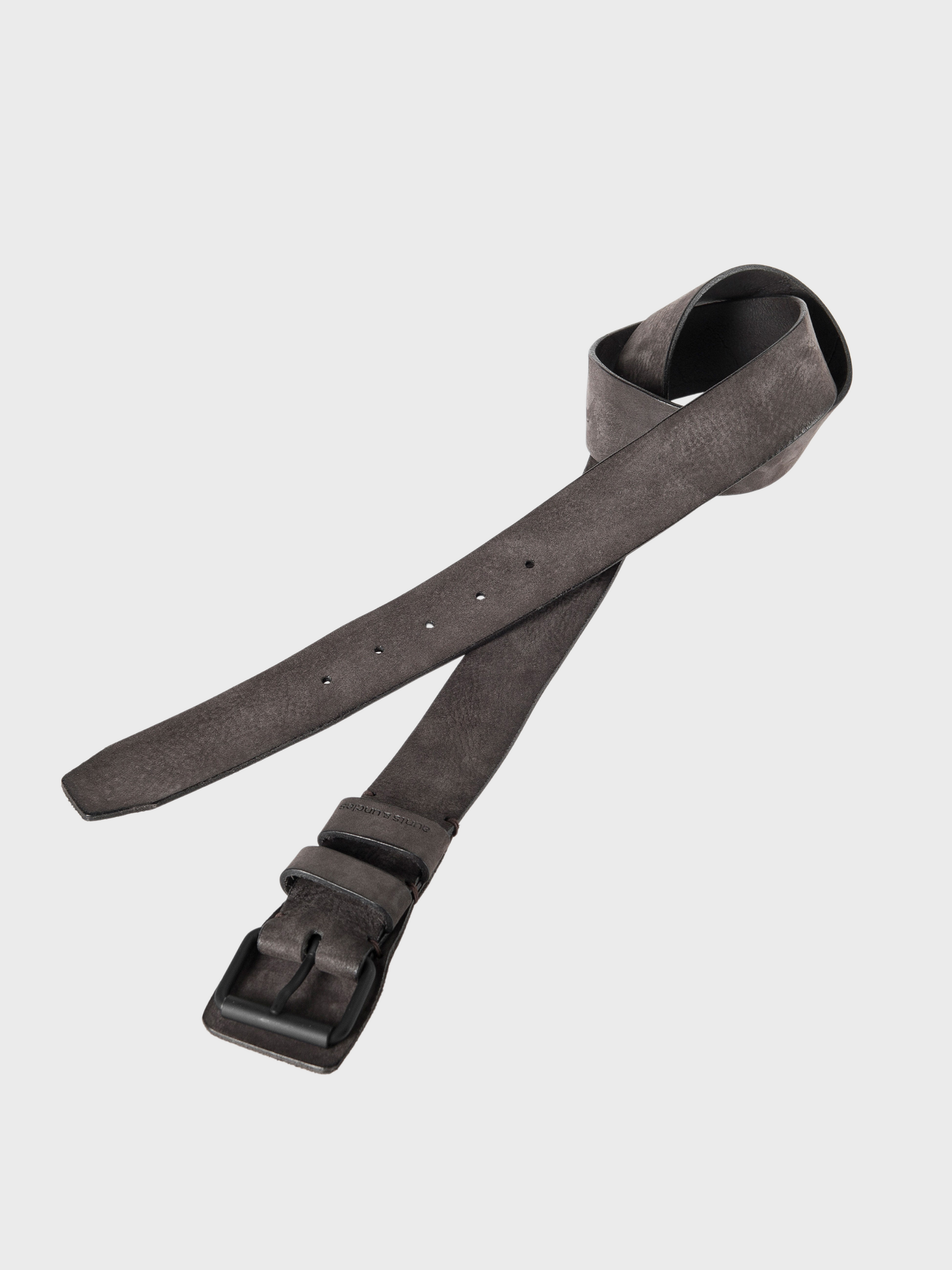 Aunts & Uncles Rockin Fella Belt Nubuck Pepper-Men's Belts-Brooklyn-Vancouver-Yaletown-Canada