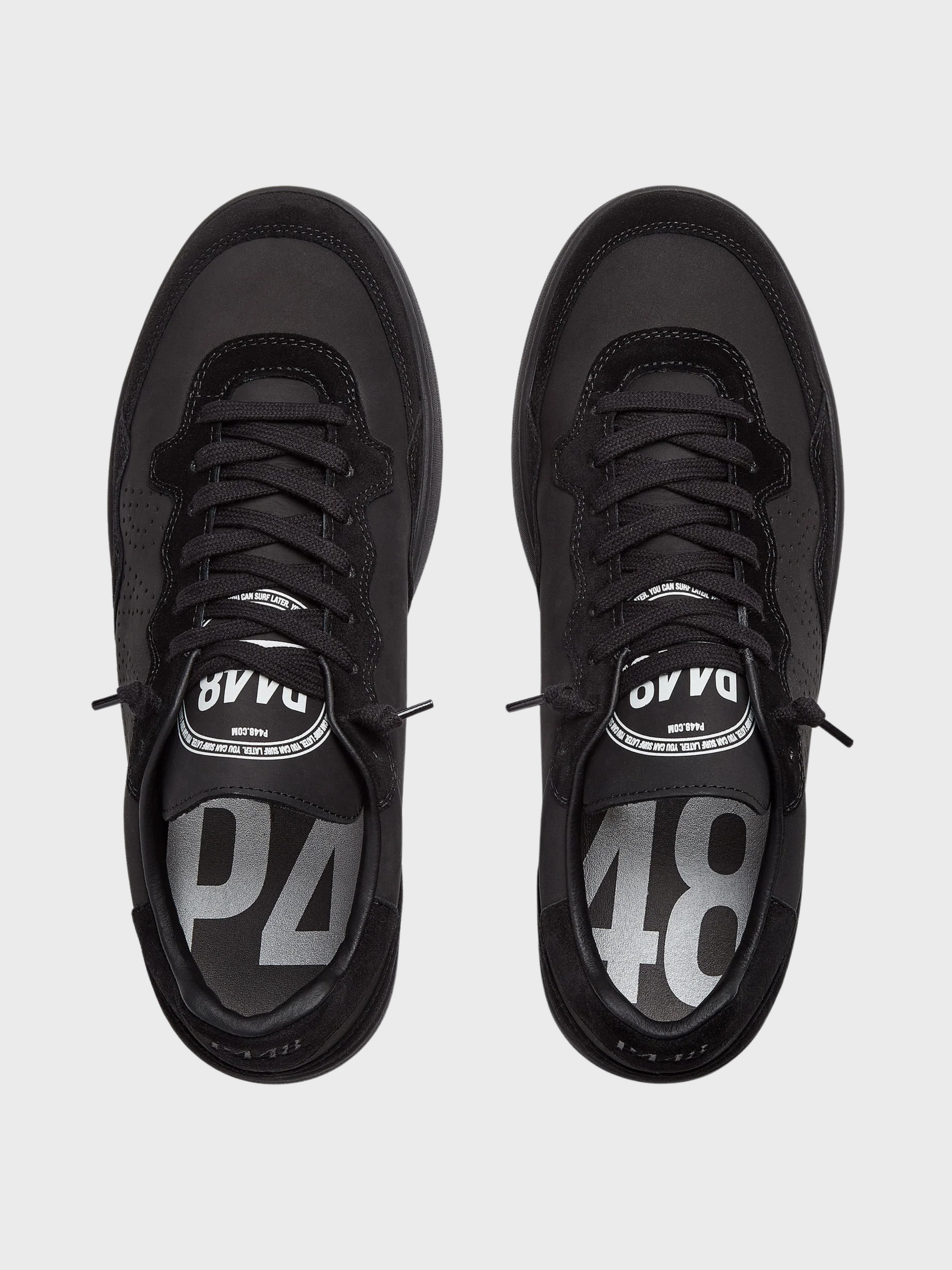 P448 The Vert Sneakers - All Black-Men's Shoes-Brooklyn-Vancouver-Yaletown-Canada