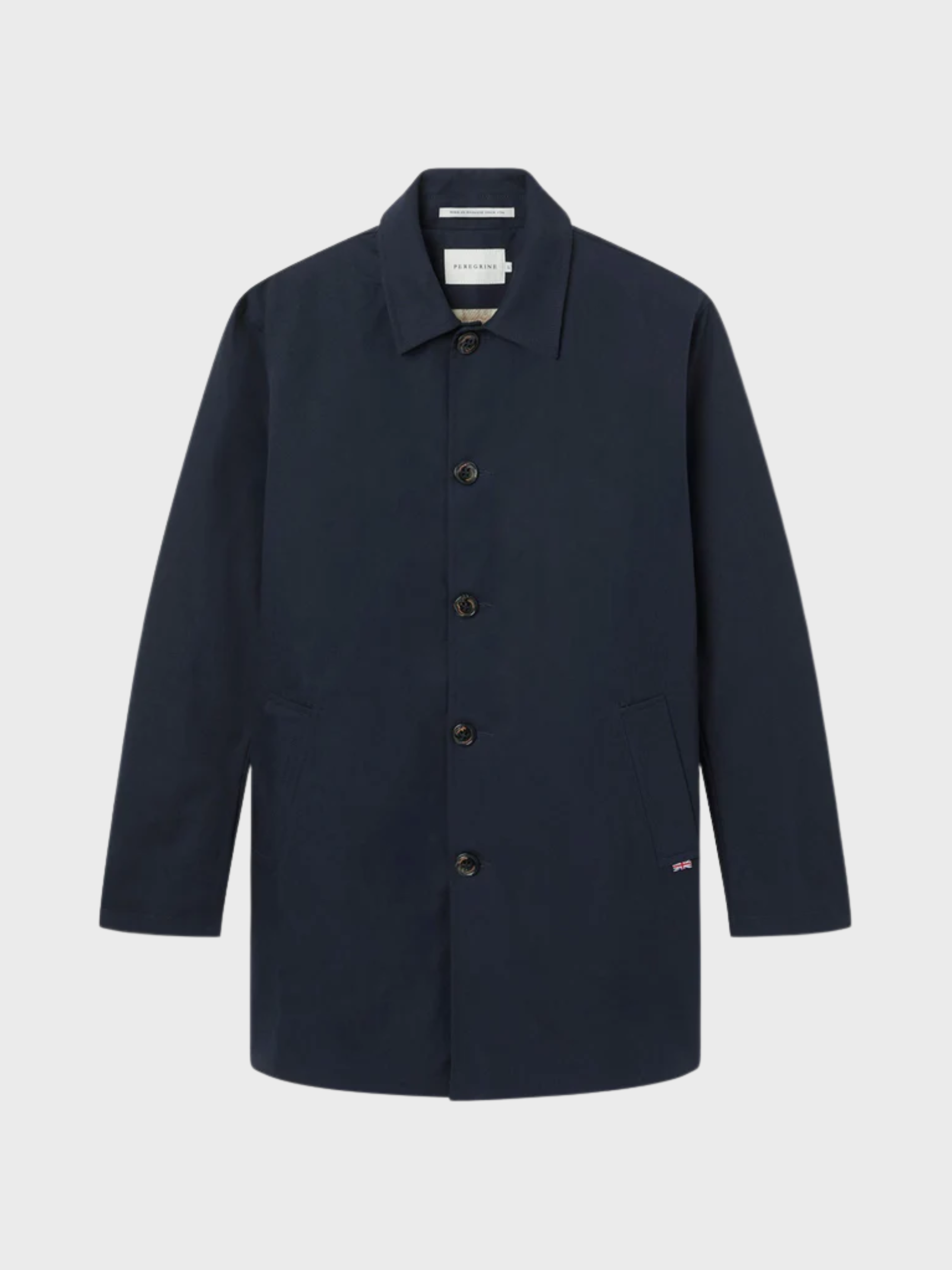 Peregrine Street Trench Coat - Navy-Men's Coats-Brooklyn-Vancouver-Yaletown-Canada