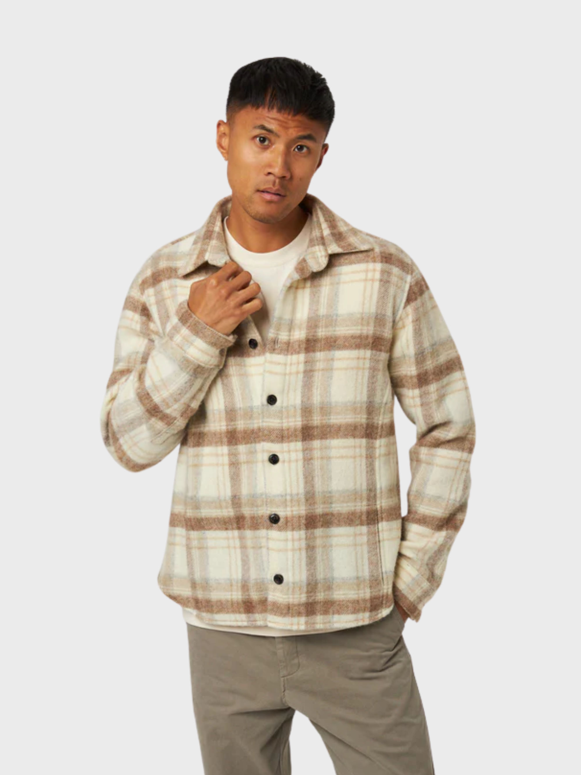 Peregrine Wool Overshirt - Monty-Men's T-Shirts-Brooklyn-Vancouver-Yaletown-Canada