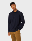 Peregrine Beauford Polo Shirt - Navy-Men's T-Shirts-Brooklyn-Vancouver-Yaletown-Canada