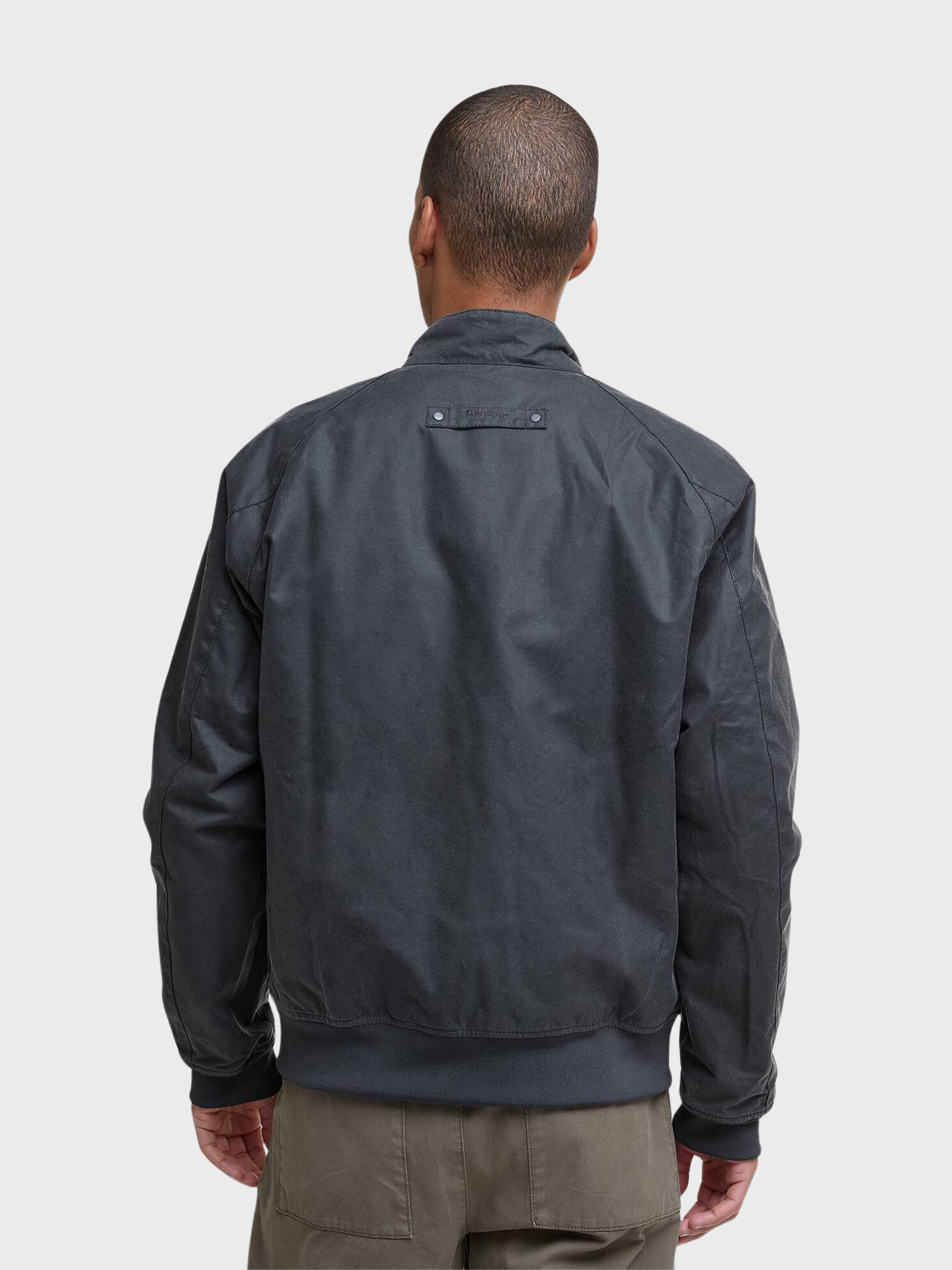Barbour Modern Royston Wax Jacket - Grey-Men's Jackets-Brooklyn-Vancouver-Yaletown-Canada