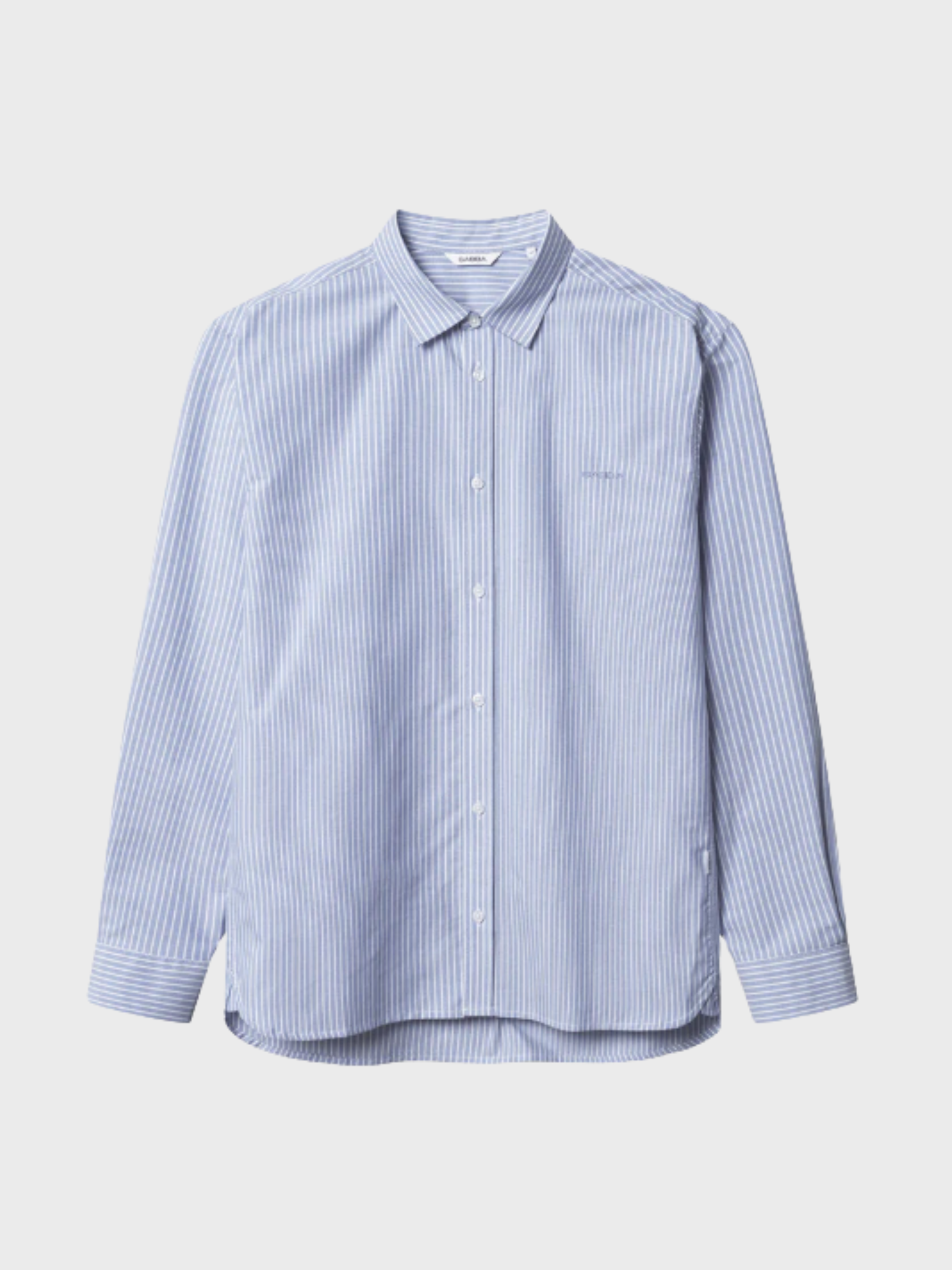 Gabba Sven Reg Crest LS Blue Stripe-Men's T-Shirts-Brooklyn-Vancouver-Yaletown-Canada