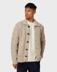 Peregrine Hudson Aran Cardigan - Skiddaw-Men's Sweaters-Brooklyn-Vancouver-Yaletown-Canada