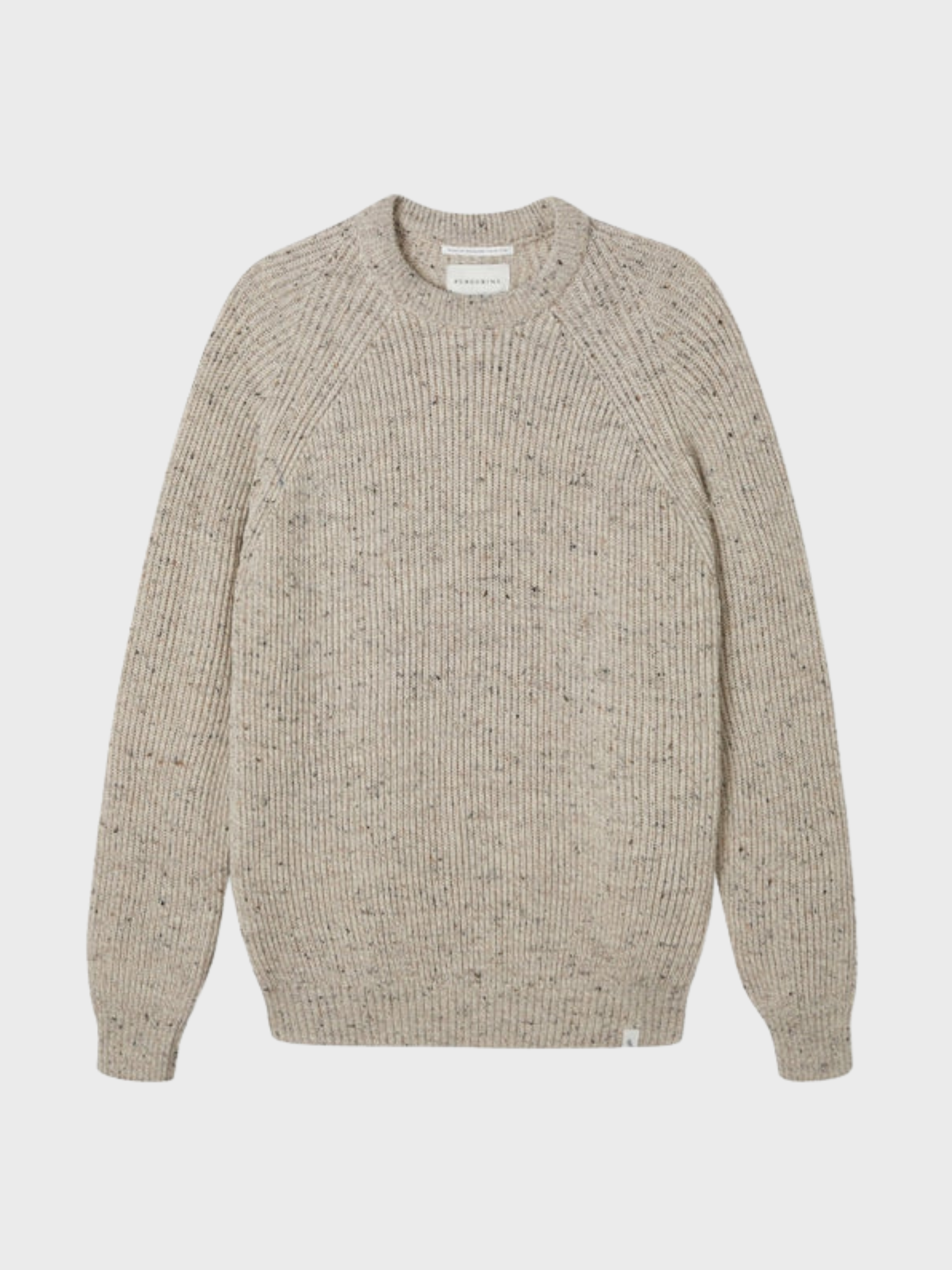 Peregrine Ford Crew Jumper - Oatmeal-Men's Sweaters-Brooklyn-Vancouver-Yaletown-Canada