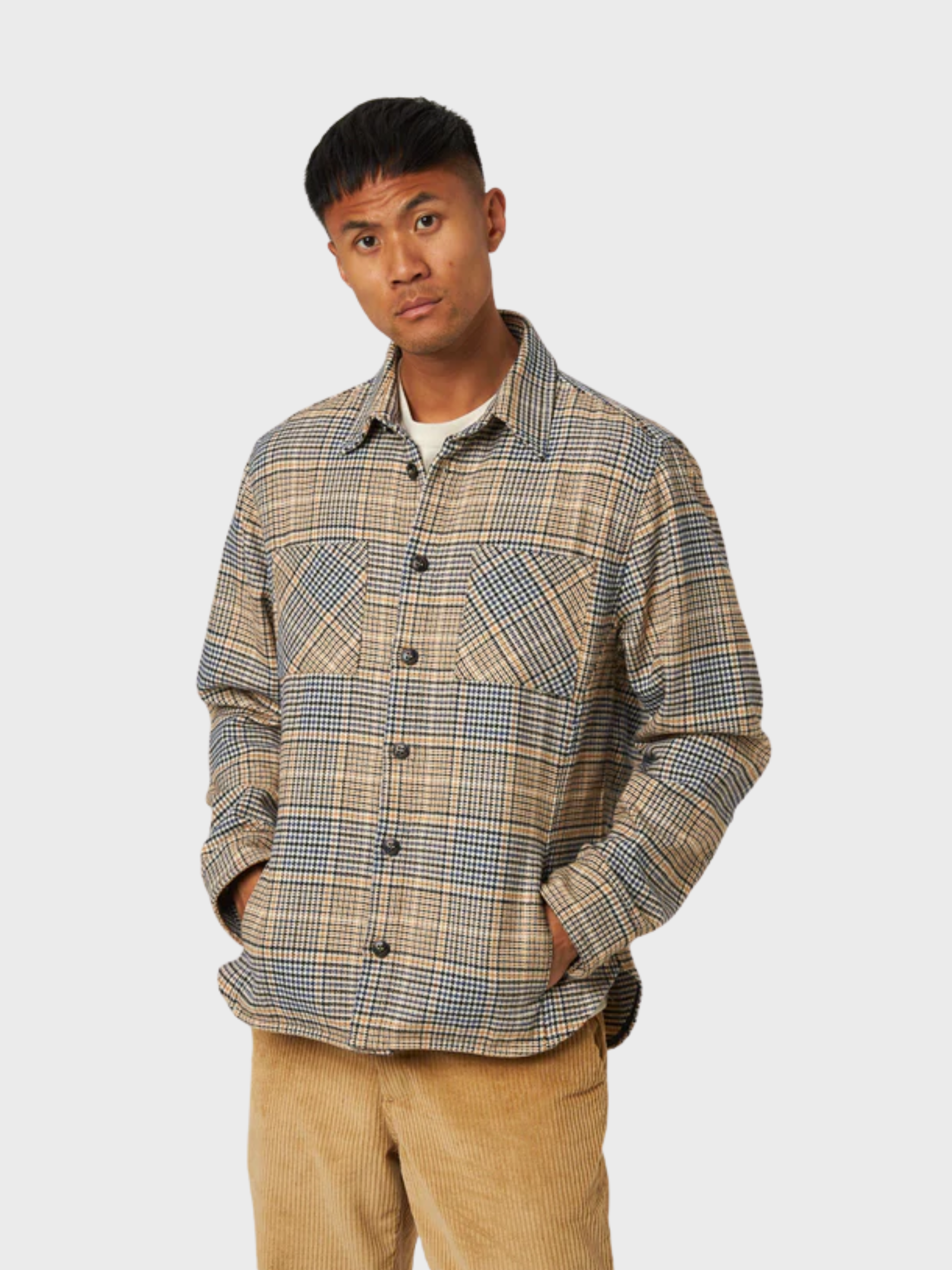 Peregrine Blunt Overshirt - Charles Check-Men's T-Shirts-Brooklyn-Vancouver-Yaletown-Canada