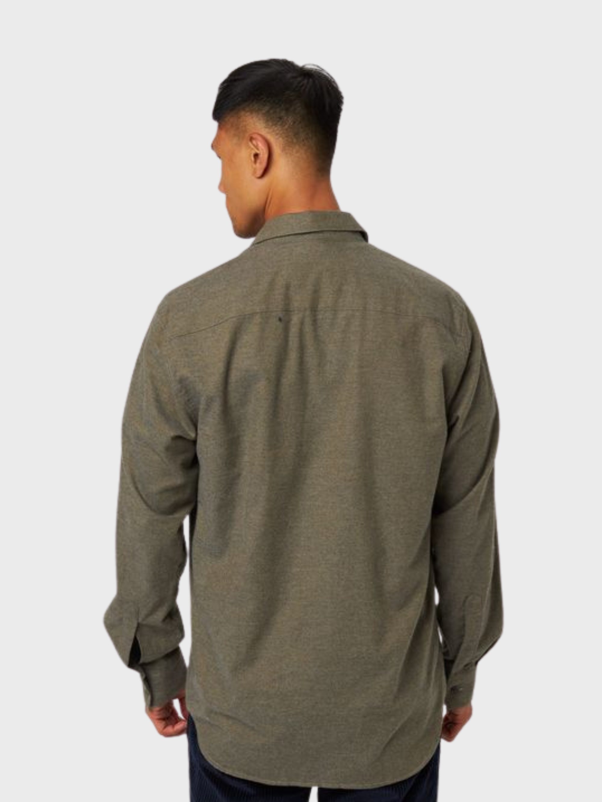 Peregrine Cashmere Manor Shirt - Pebble-Men's T-Shirts-Brooklyn-Vancouver-Yaletown-Canada